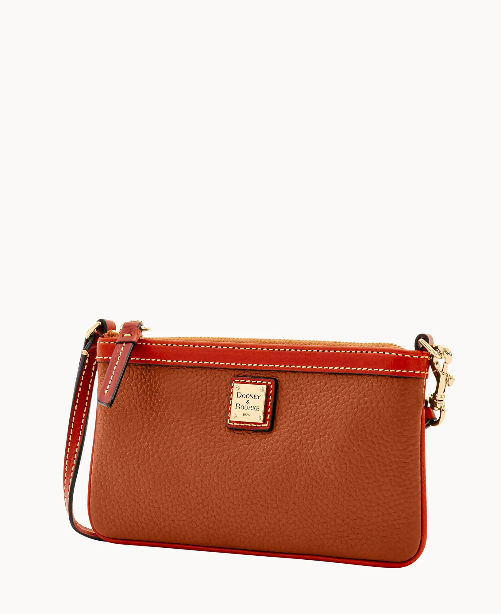 Pebble Grain Large Slim Wristlet - Image 28