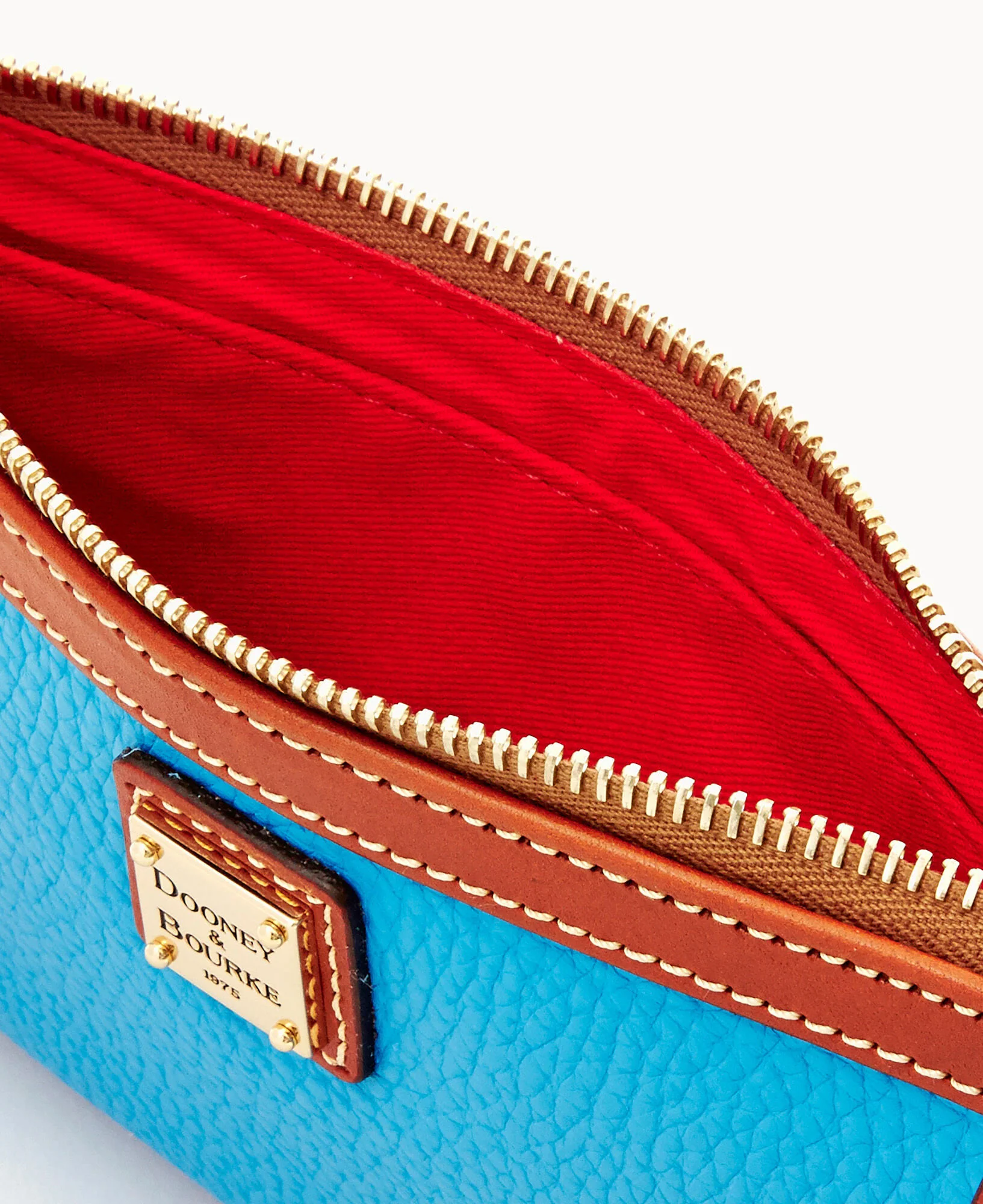 Pebble Grain Large Slim Wristlet - Image 48