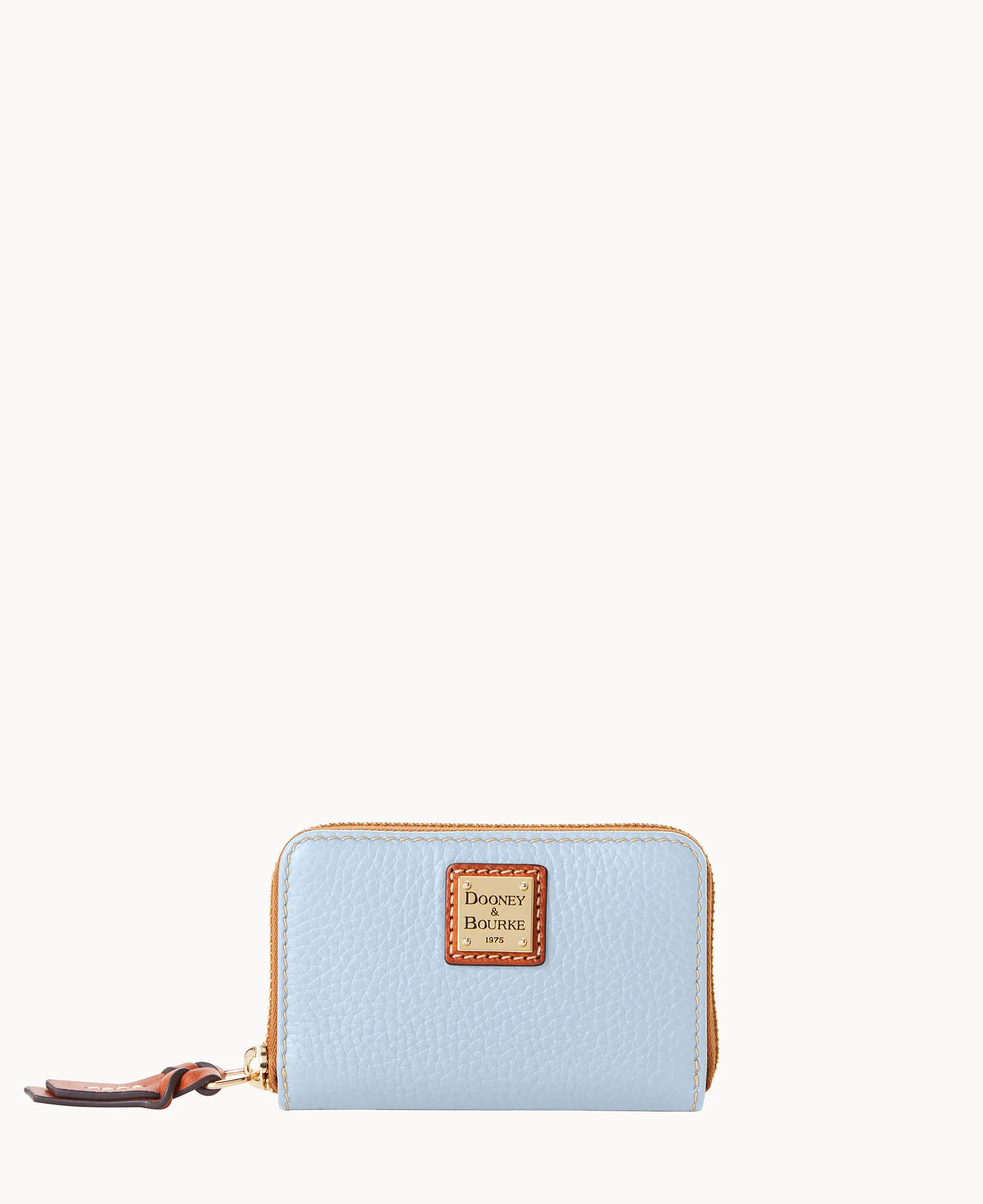 Pebble Grain Large Zip Around Credit Card Case - Image 28