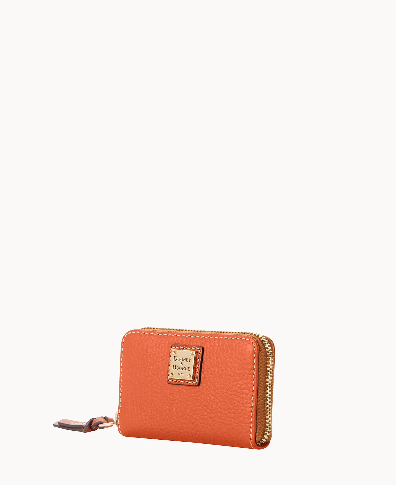 Pebble Grain Large Zip Around Credit Card Case - Image 32
