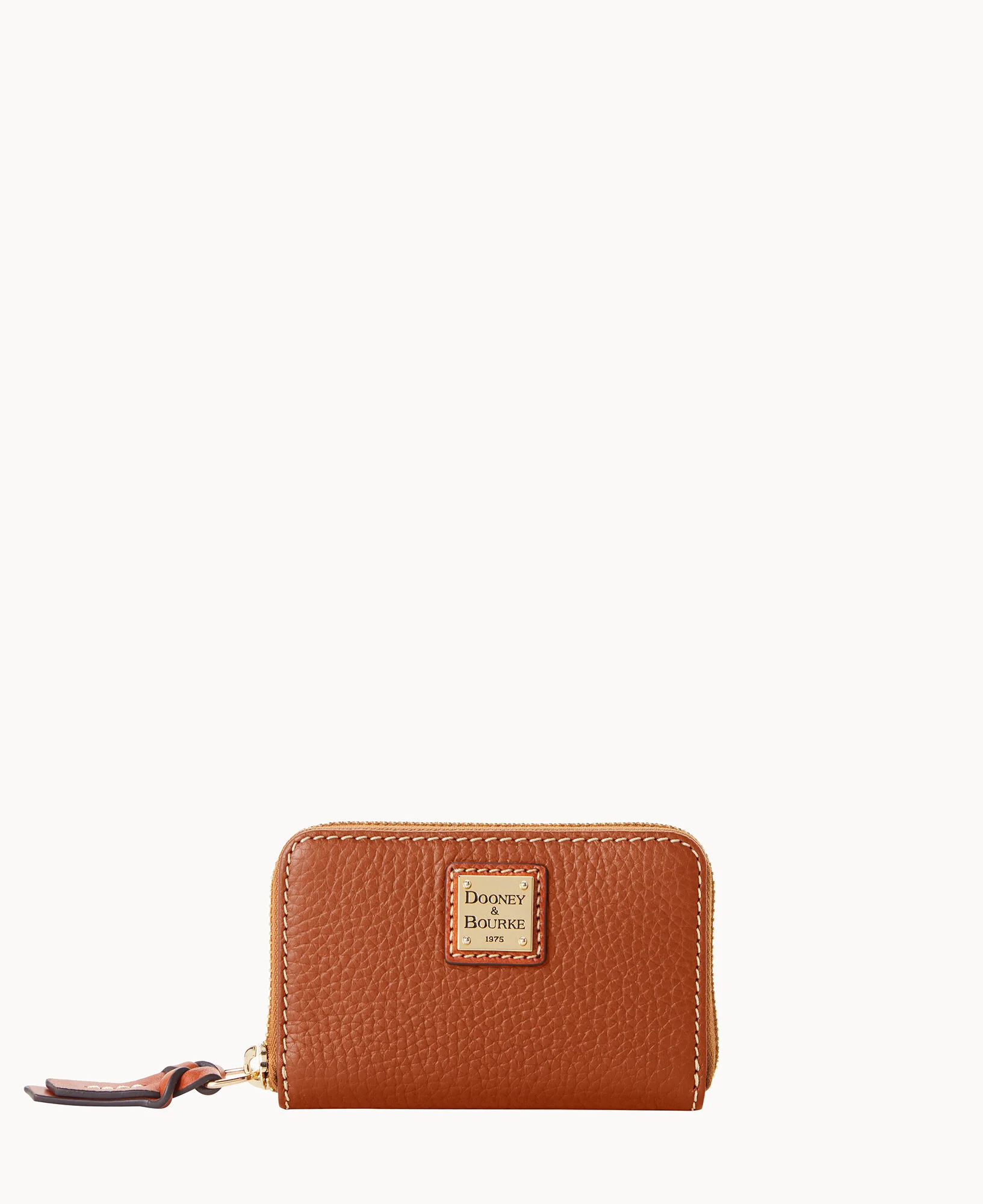 Pebble Grain Large Zip Around Credit Card Case - Image 34