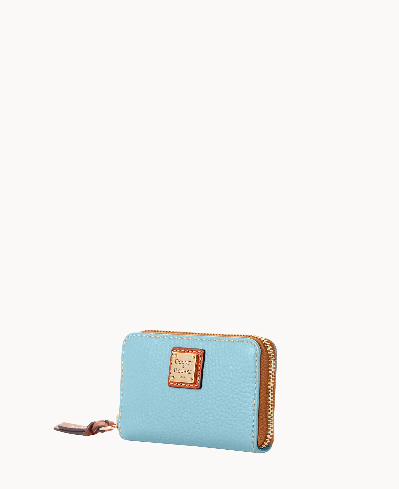 Pebble Grain Large Zip Around Credit Card Case - Image 47