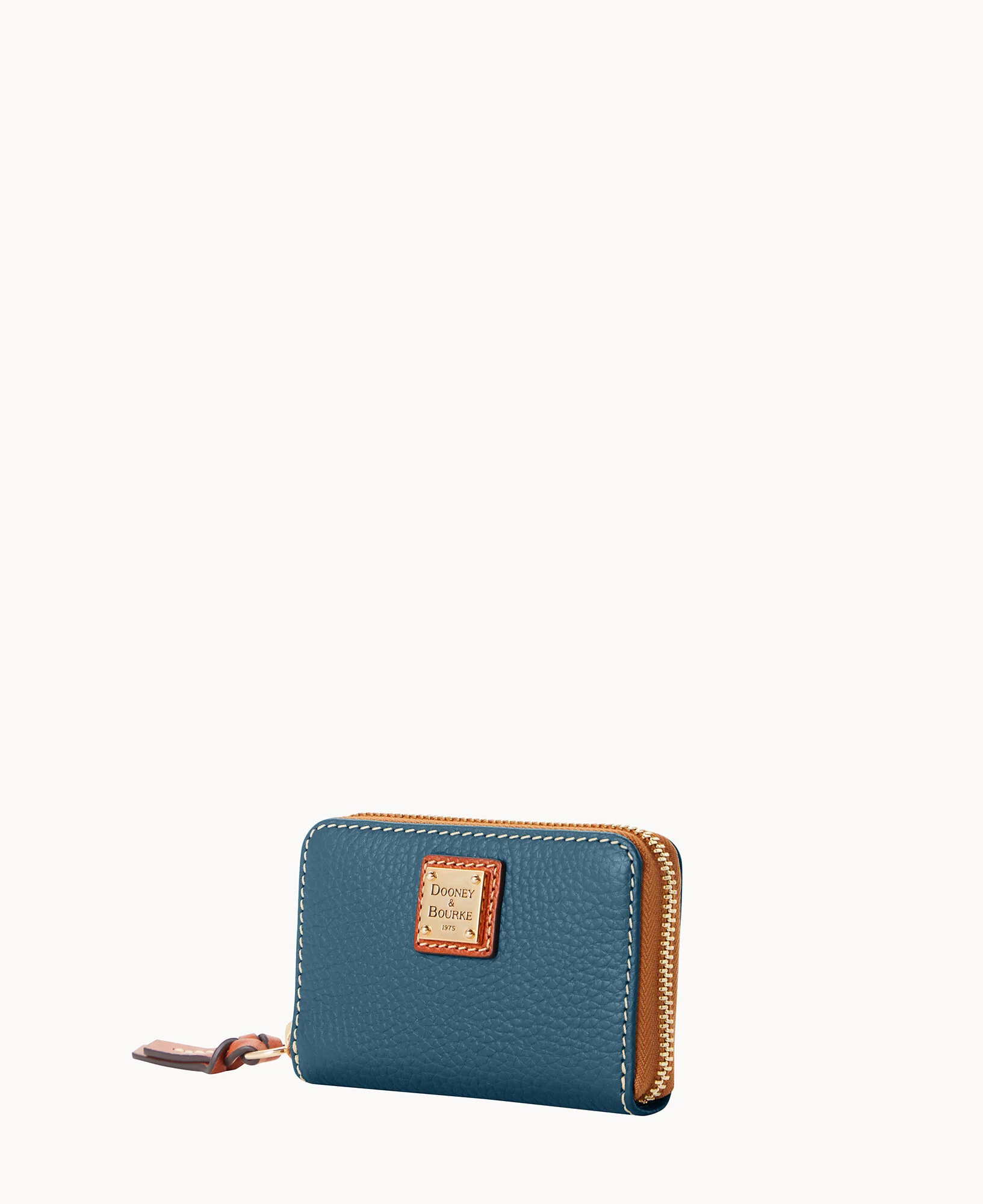 Pebble Grain Large Zip Around Credit Card Case - Image 53