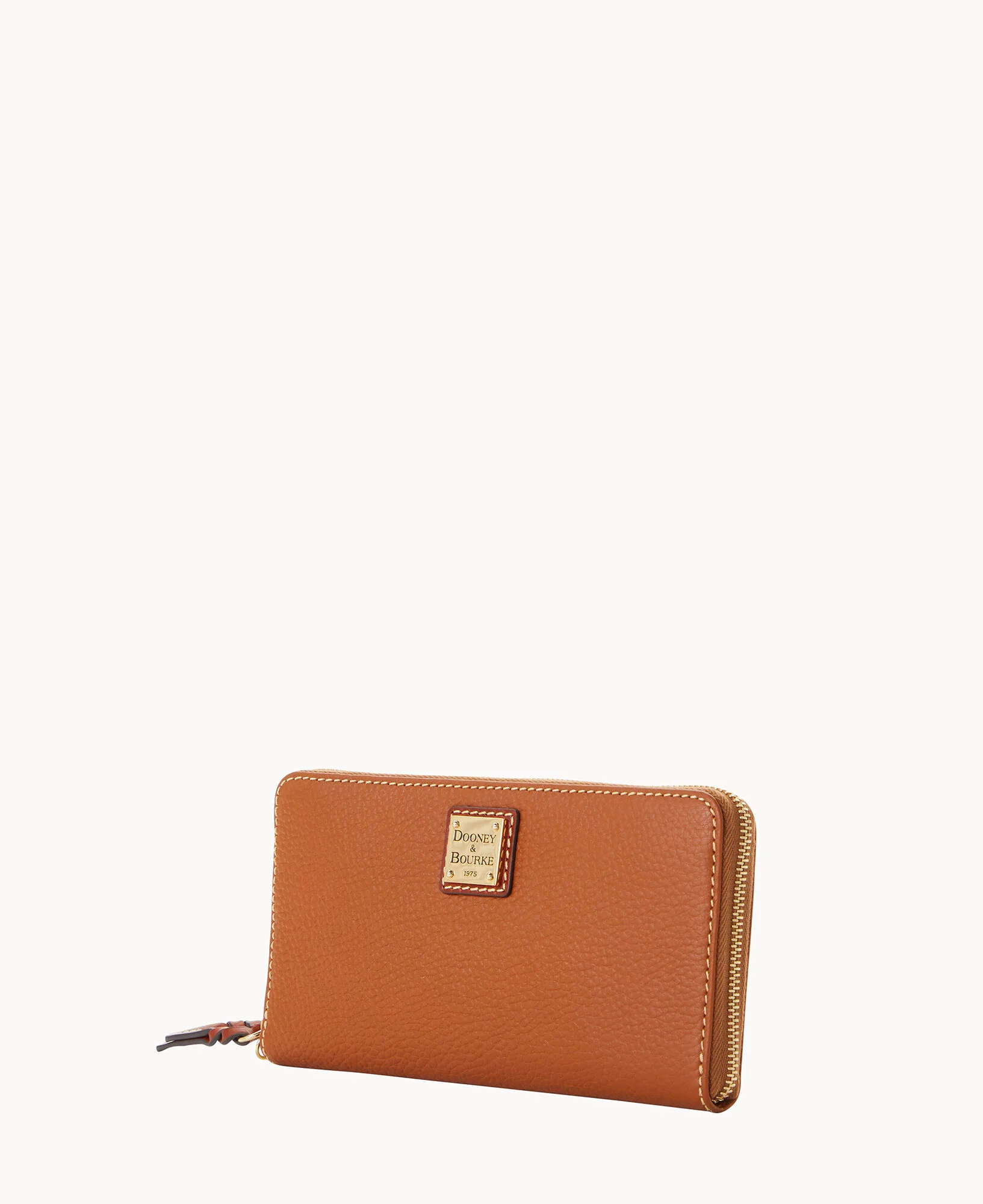 Pebble Grain Large Zip Around Wristlet Crossbody - Image 26