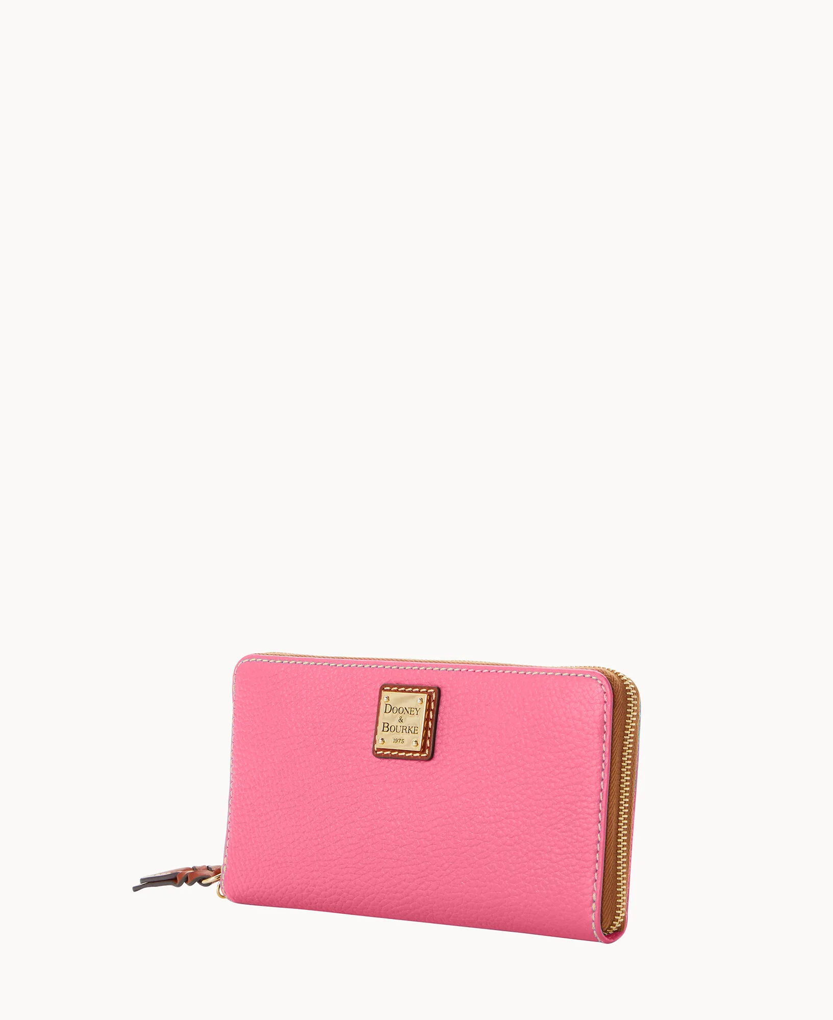 Pebble Grain Large Zip Around Wristlet Crossbody - Image 40