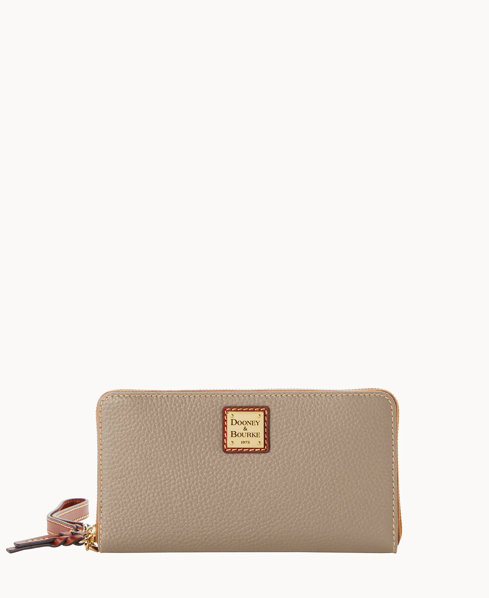 Pebble Grain Large Zip Around Wristlet Crossbody - Image 58