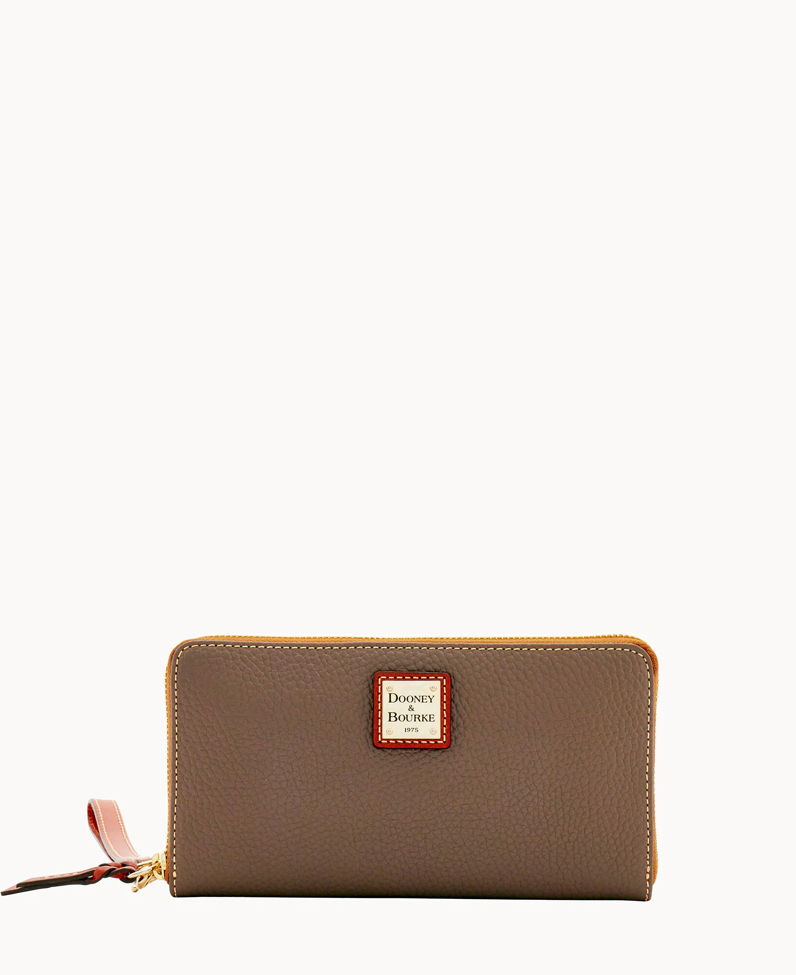 Pebble Grain Large Zip Around Wristlet - Image 13