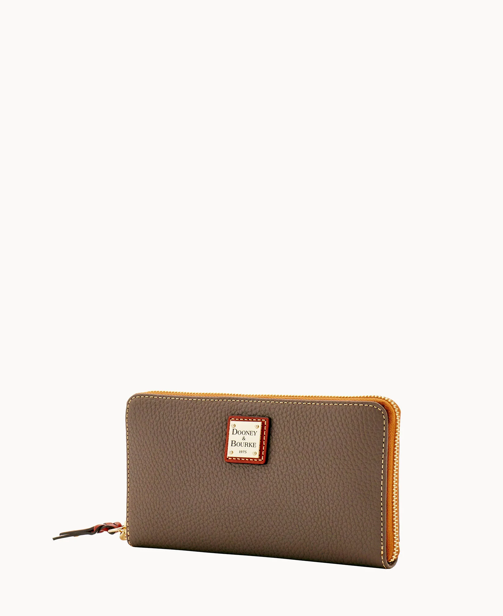 Pebble Grain Large Zip Around Wristlet - Image 14
