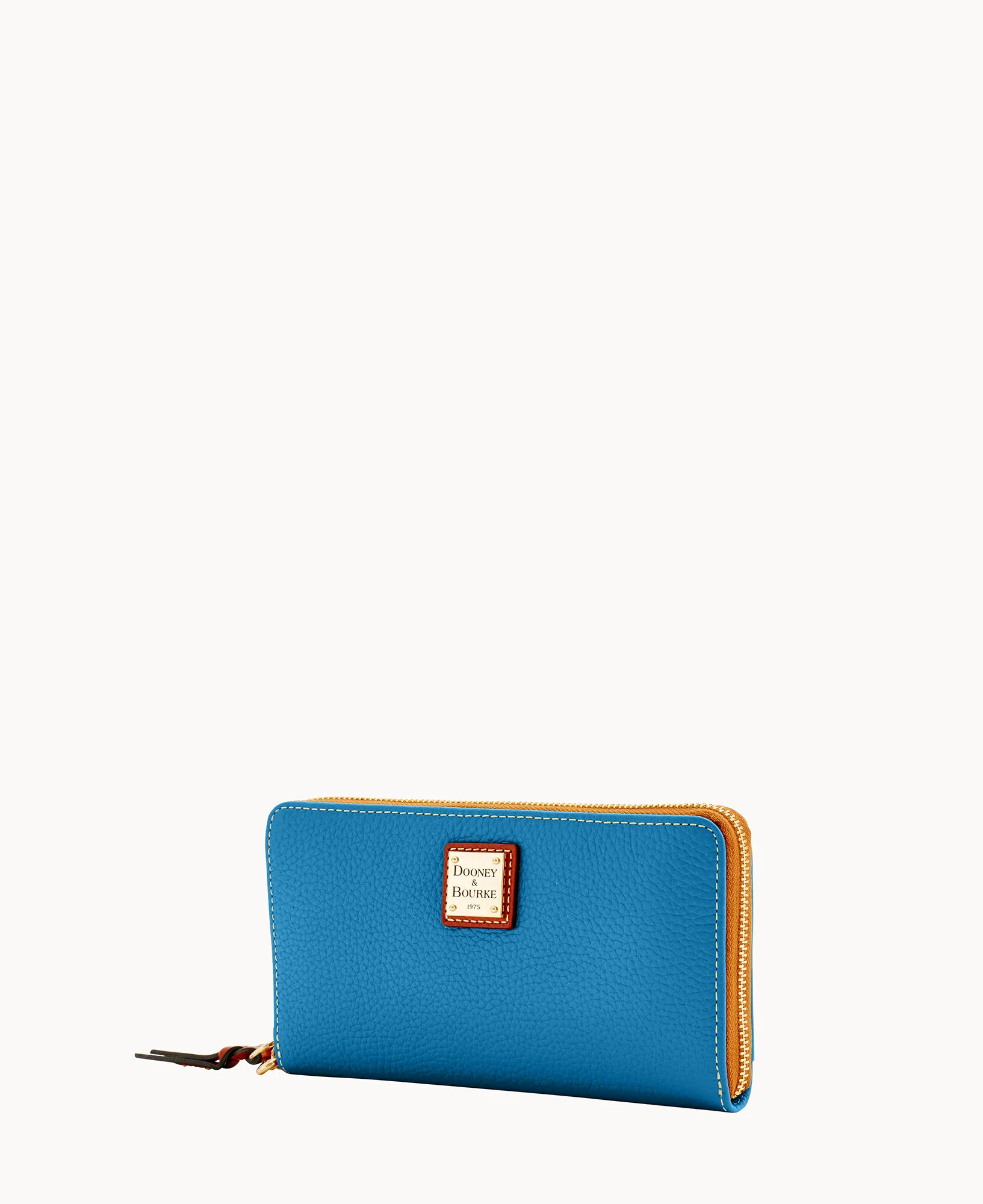 Pebble Grain Large Zip Around Wristlet - Image 32