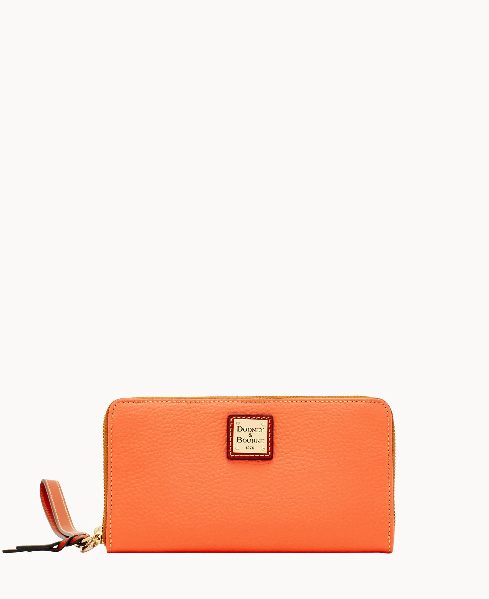 Pebble Grain Large Zip Around Wristlet - Image 4