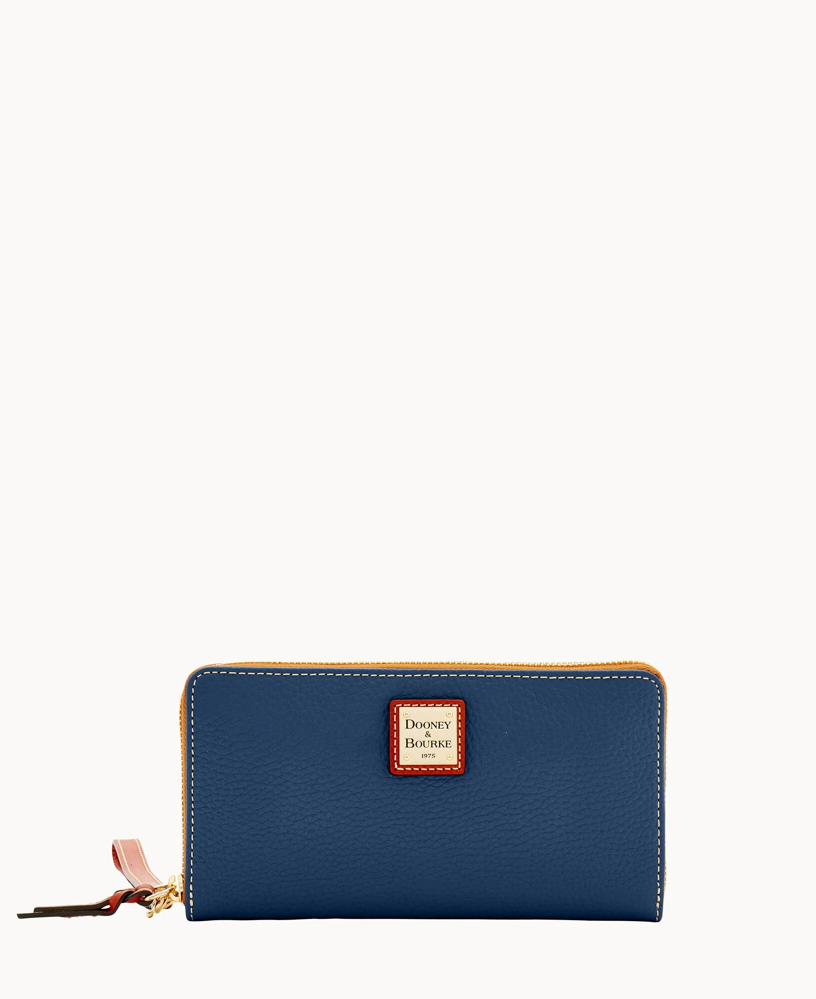 Pebble Grain Large Zip Around Wristlet - Image 46