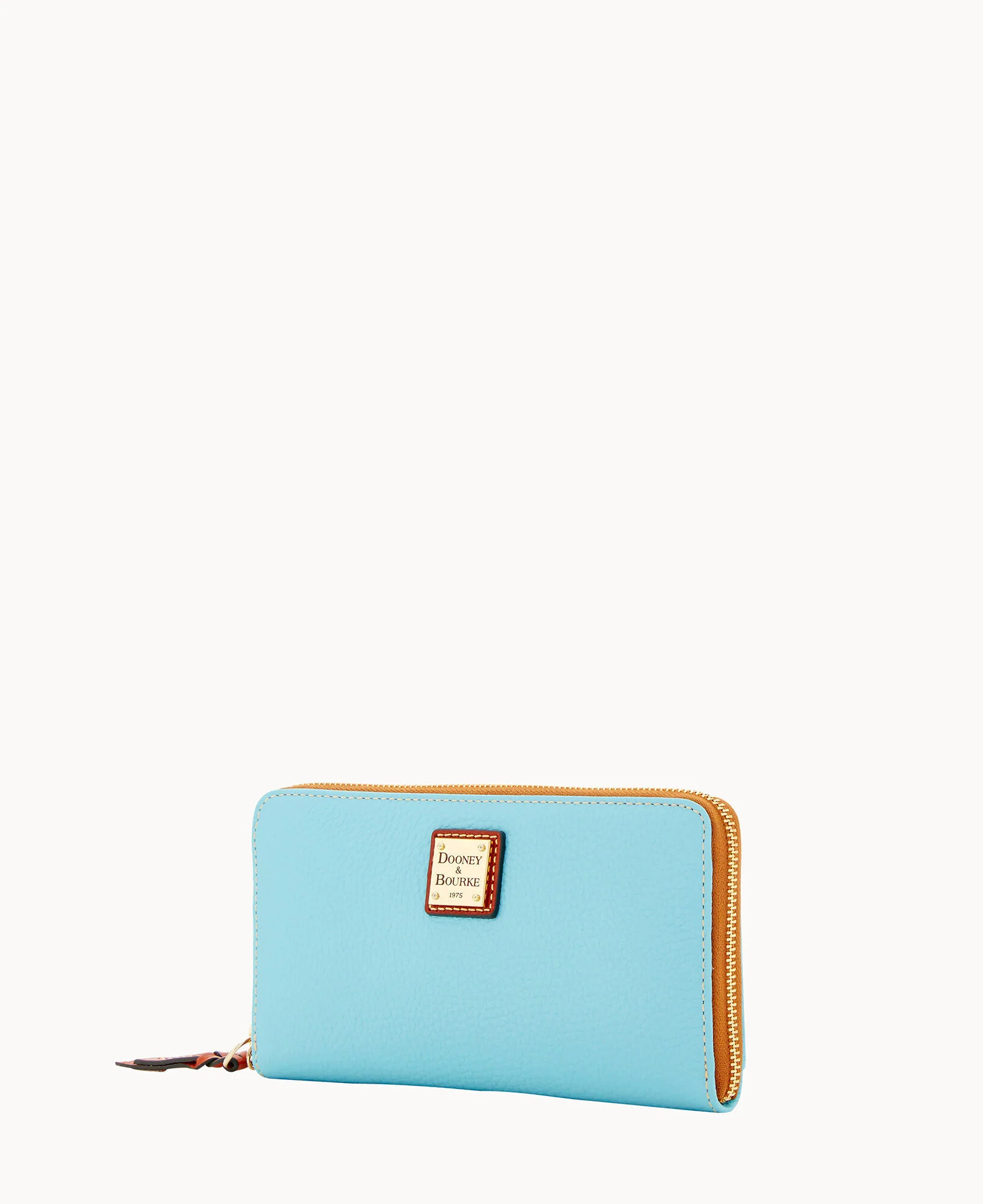 Pebble Grain Large Zip Around Wristlet - Image 53