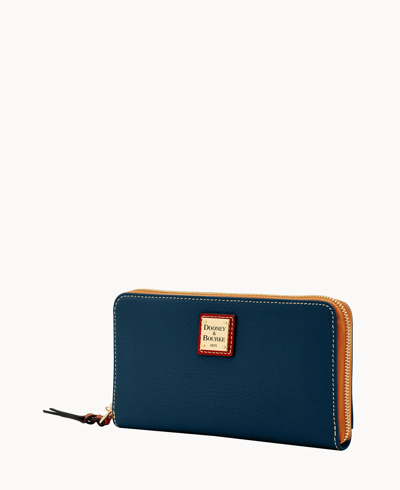 Pebble Grain Large Zip Around Wristlet - Image 56