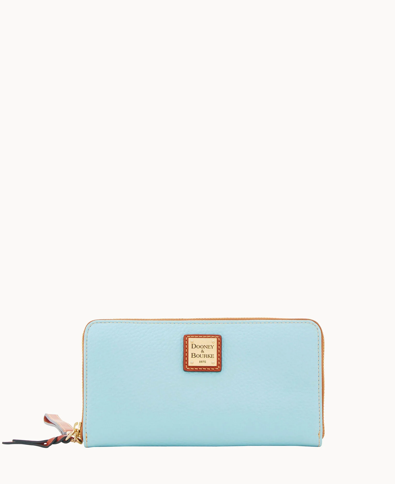 Pebble Grain Large Zip Around Wristlet - Image 58