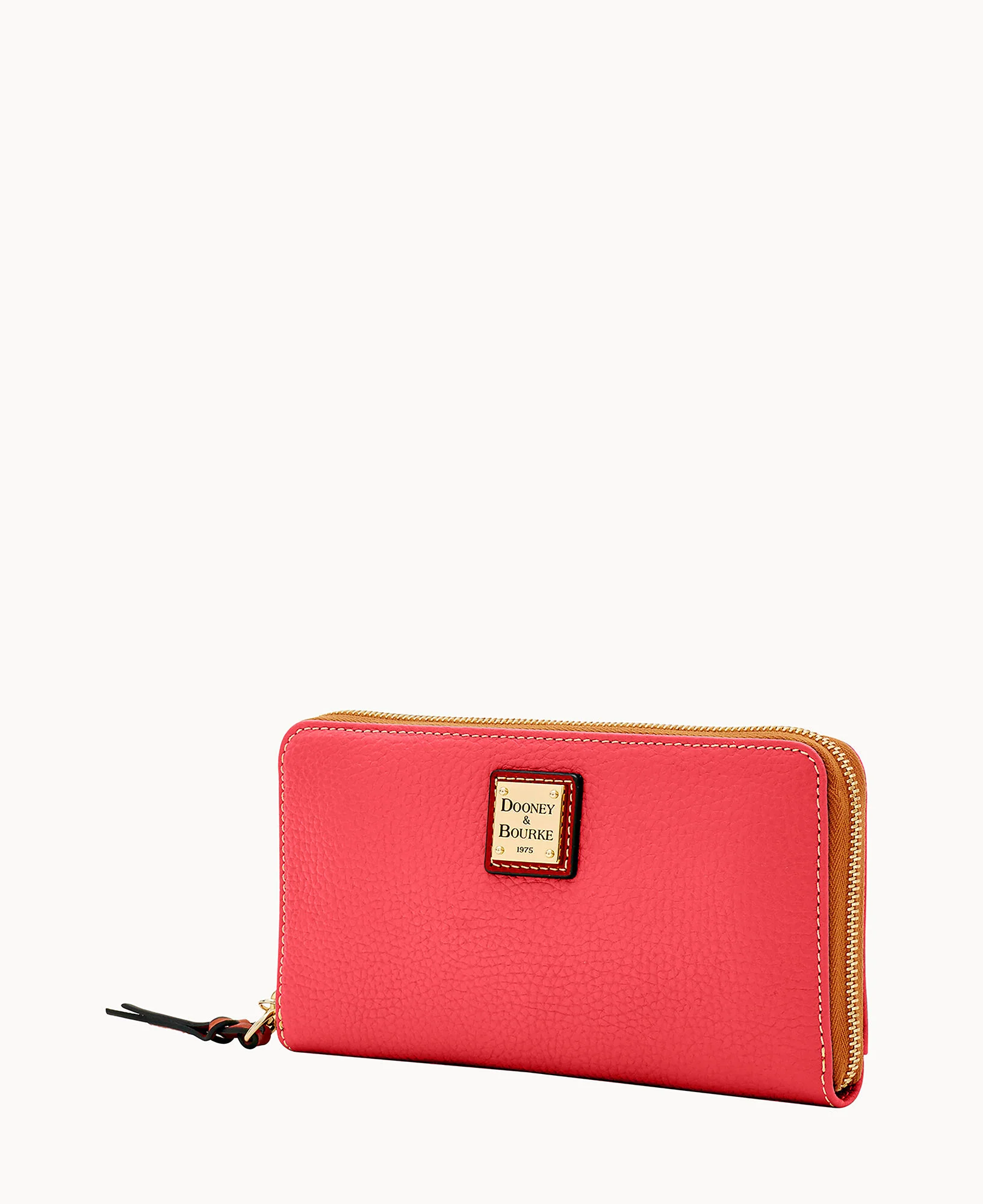 Pebble Grain Large Zip Around Wristlet - Image 68