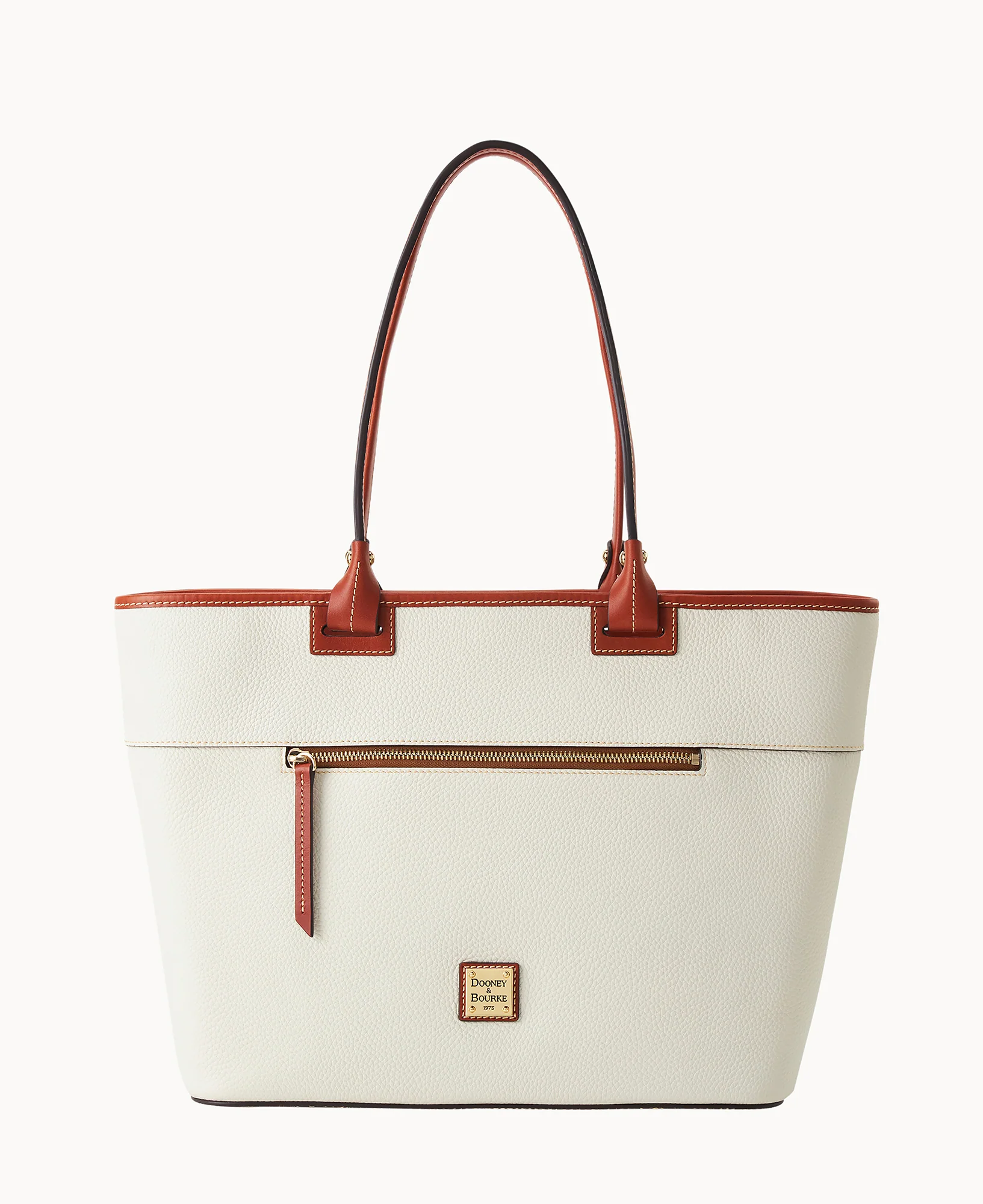 Pebble Grain Large Zip Tote - Image 45