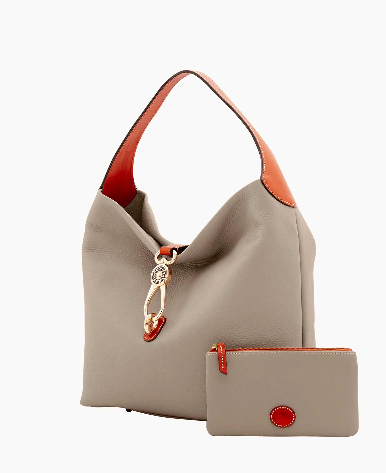 Pebble Grain Logo Lock Shoulder Bag - Image 24