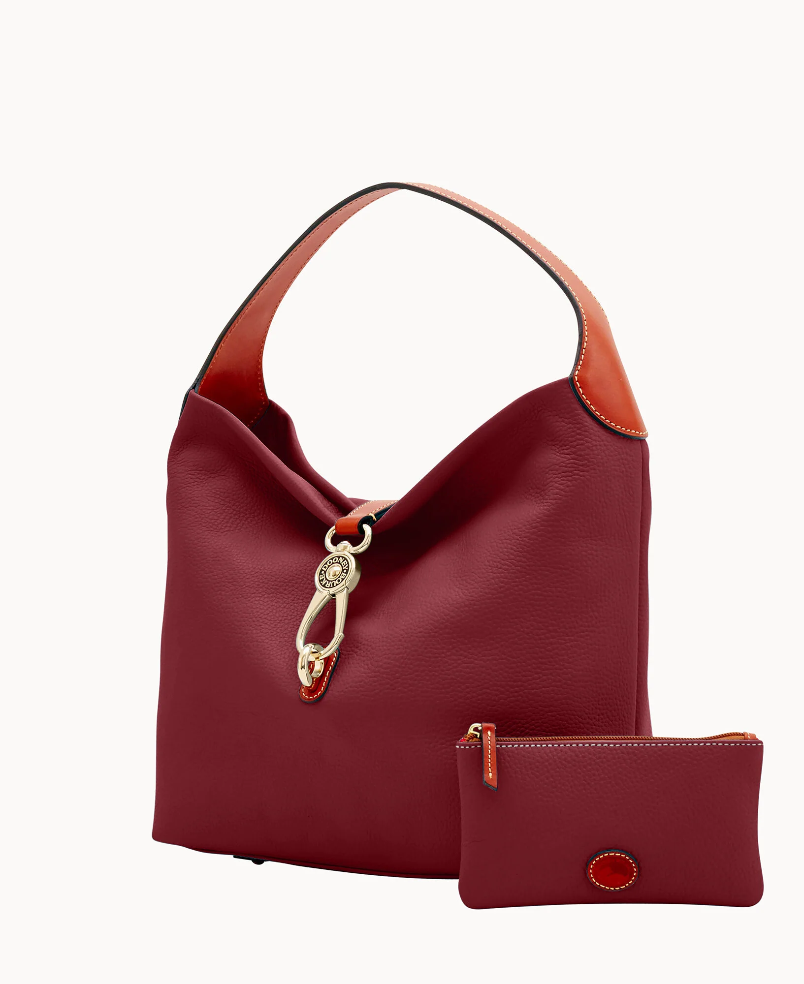 Pebble Grain Logo Lock Shoulder Bag - Image 54