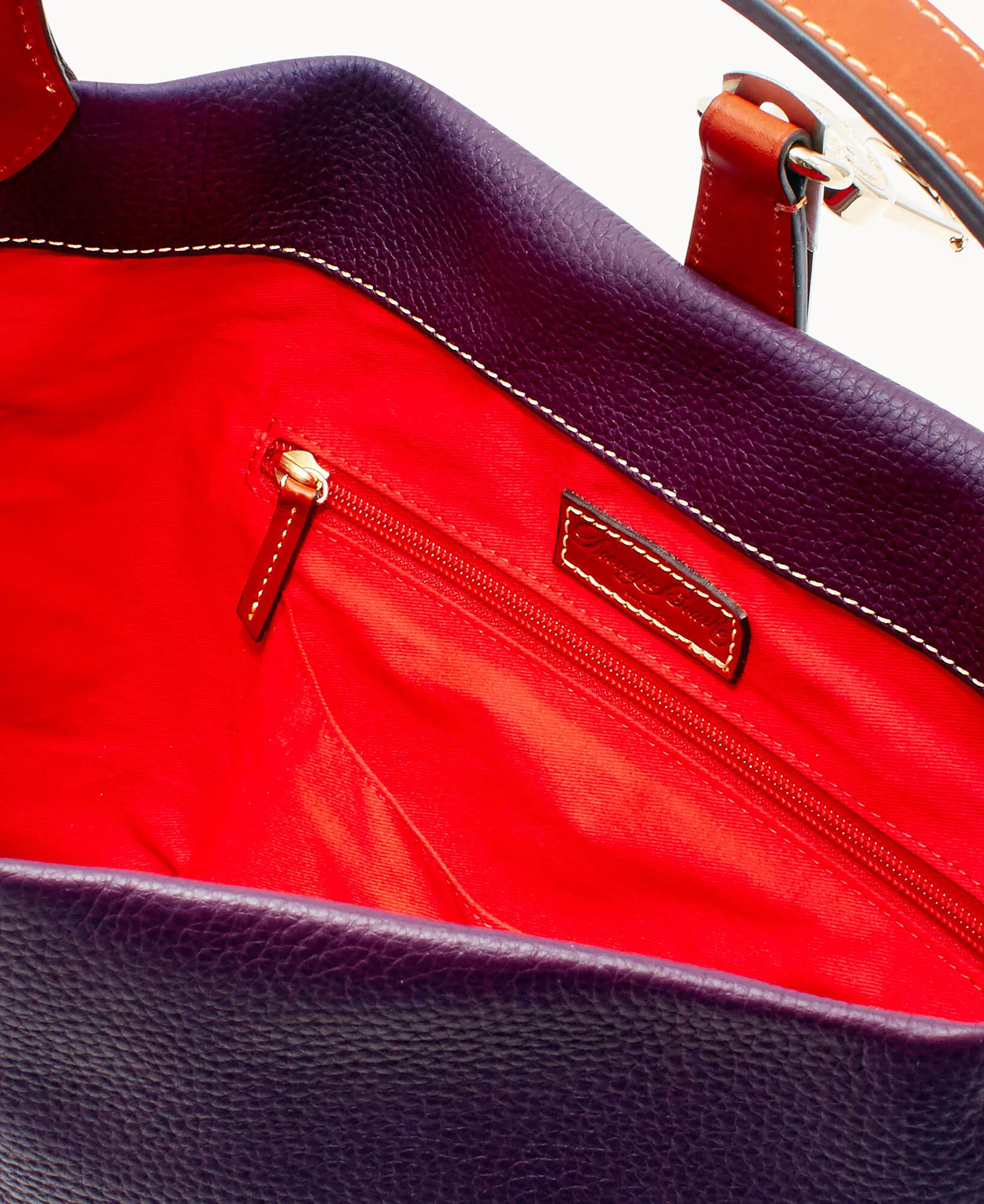 Pebble Grain Logo Lock Shoulder Bag - Image 58