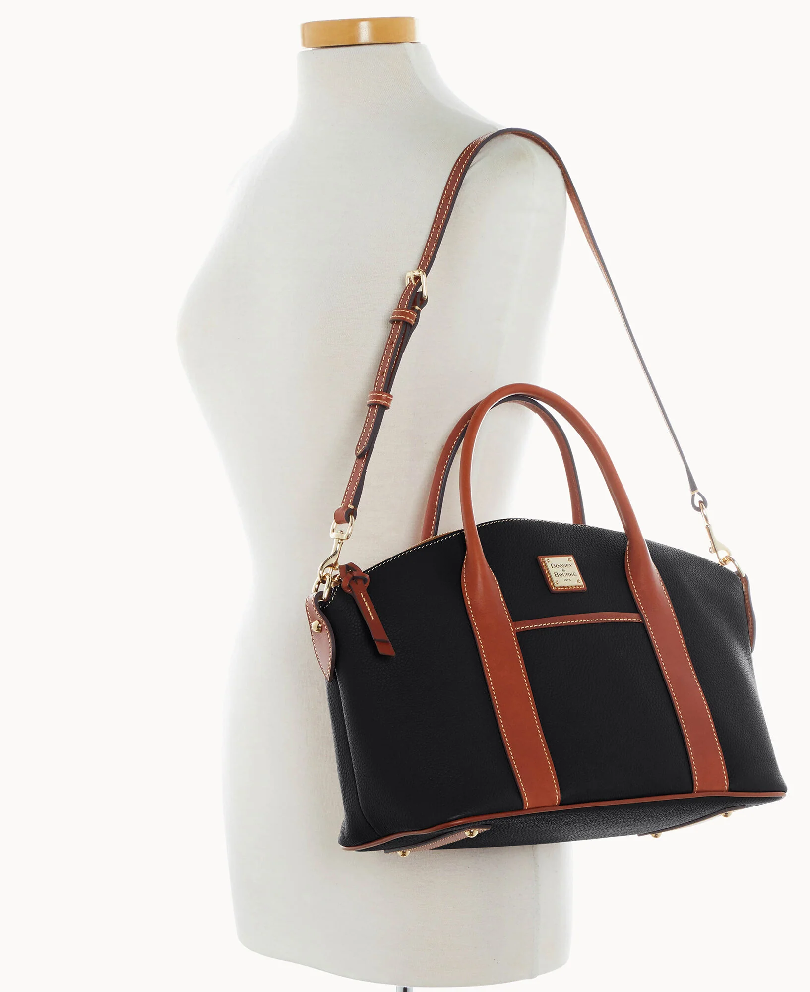 Pebble Grain Madeline Satchel - Image 55