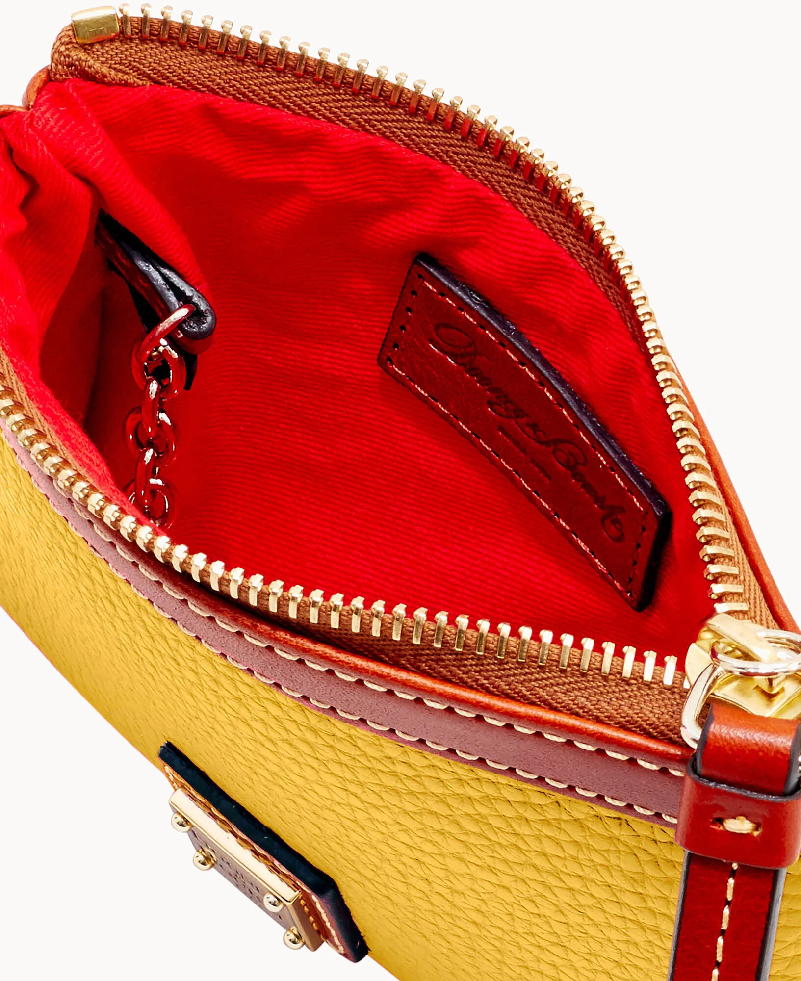 Pebble Grain Medium Wristlet - Image 33