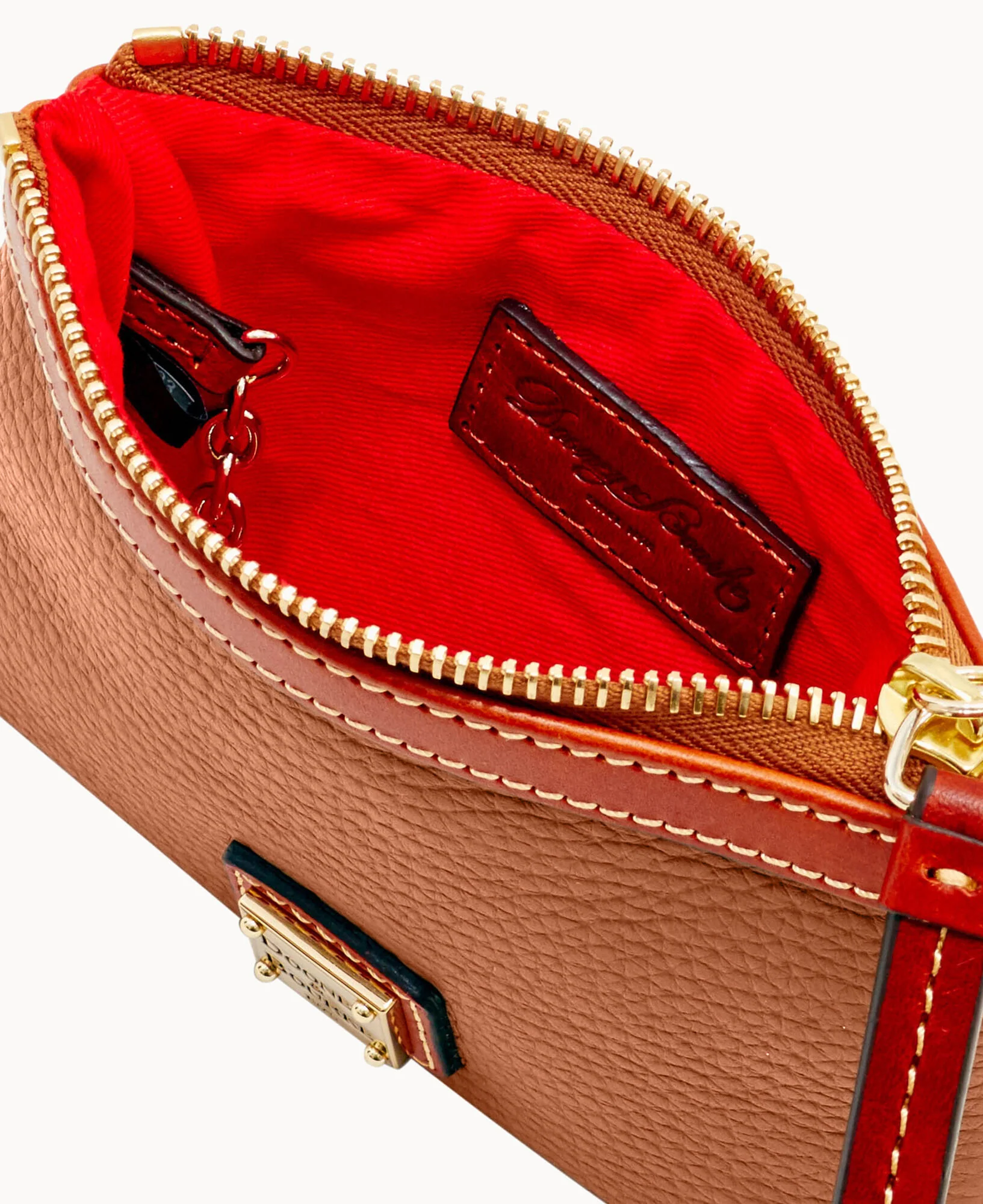 Pebble Grain Medium Wristlet - Image 36