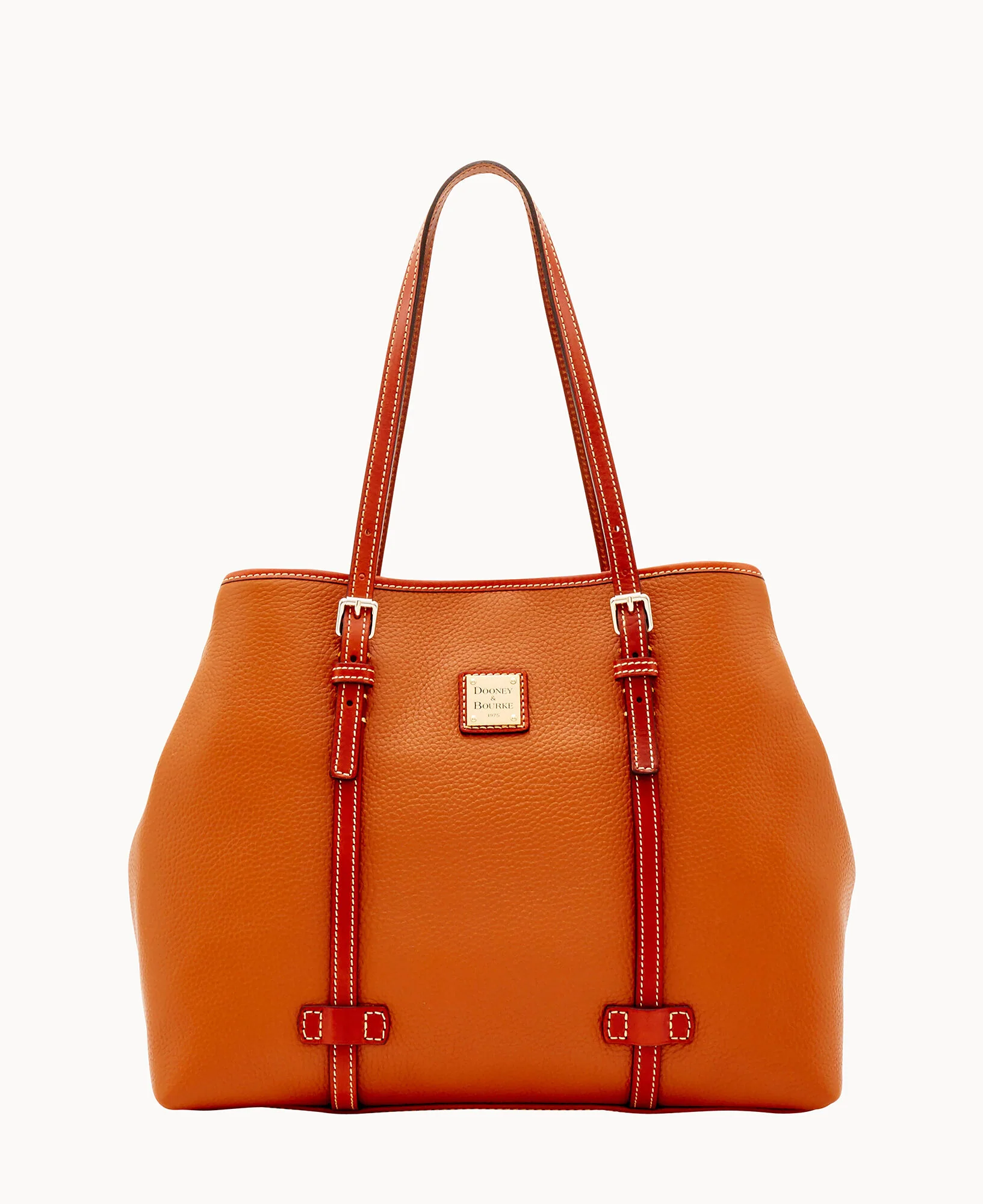 Pebble Grain Side Snap Tote