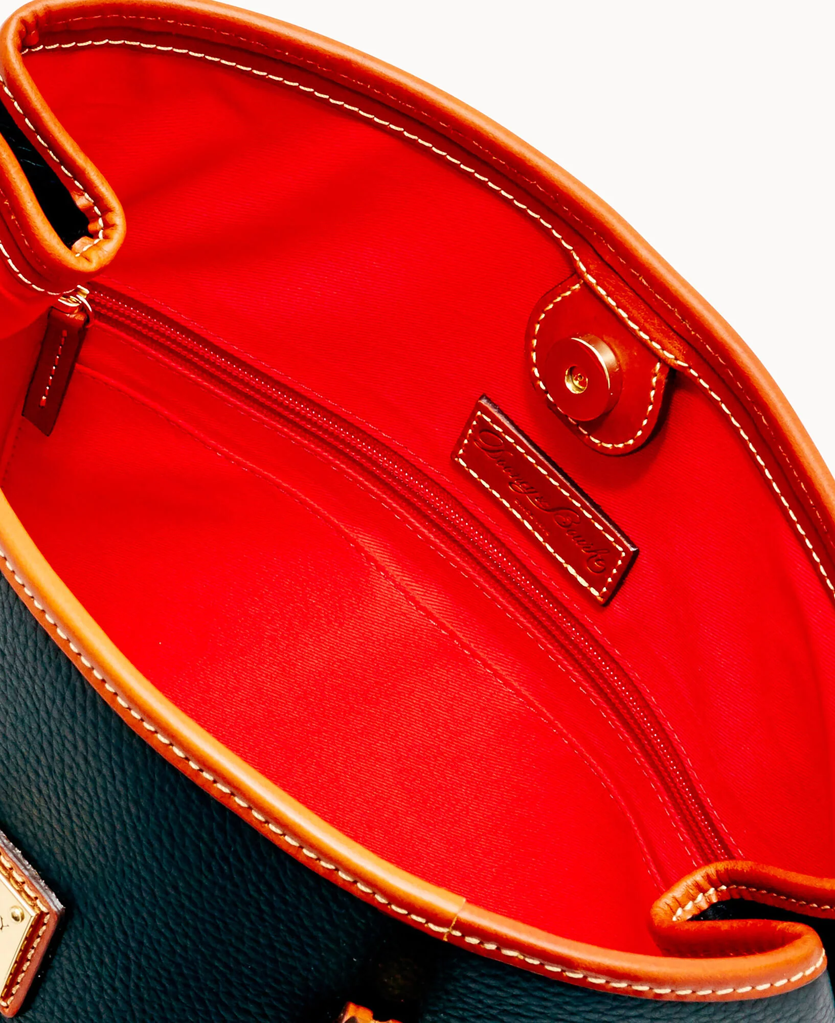 Pebble Grain Side Snap Tote - Image 15