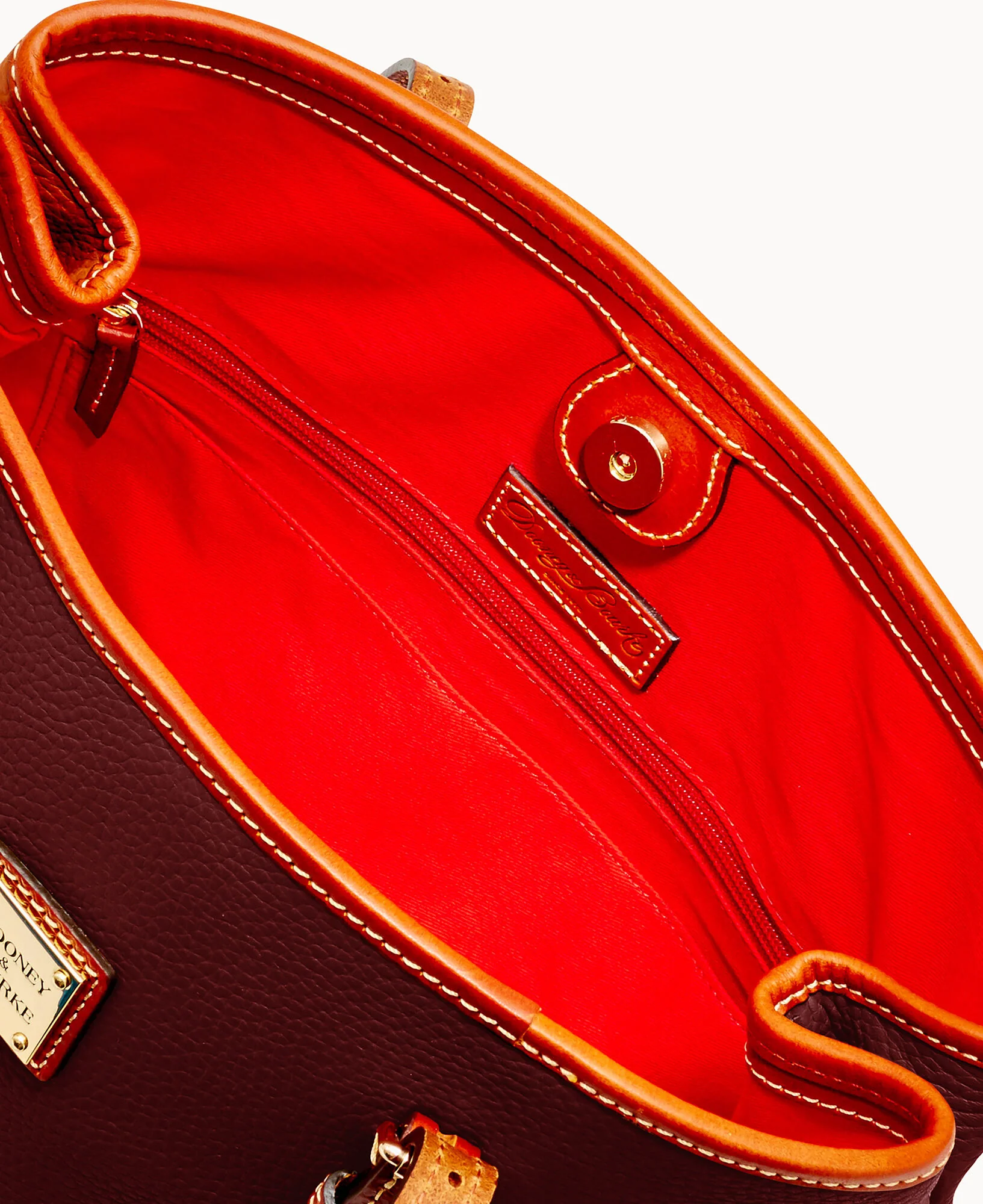 Pebble Grain Side Snap Tote - Image 23