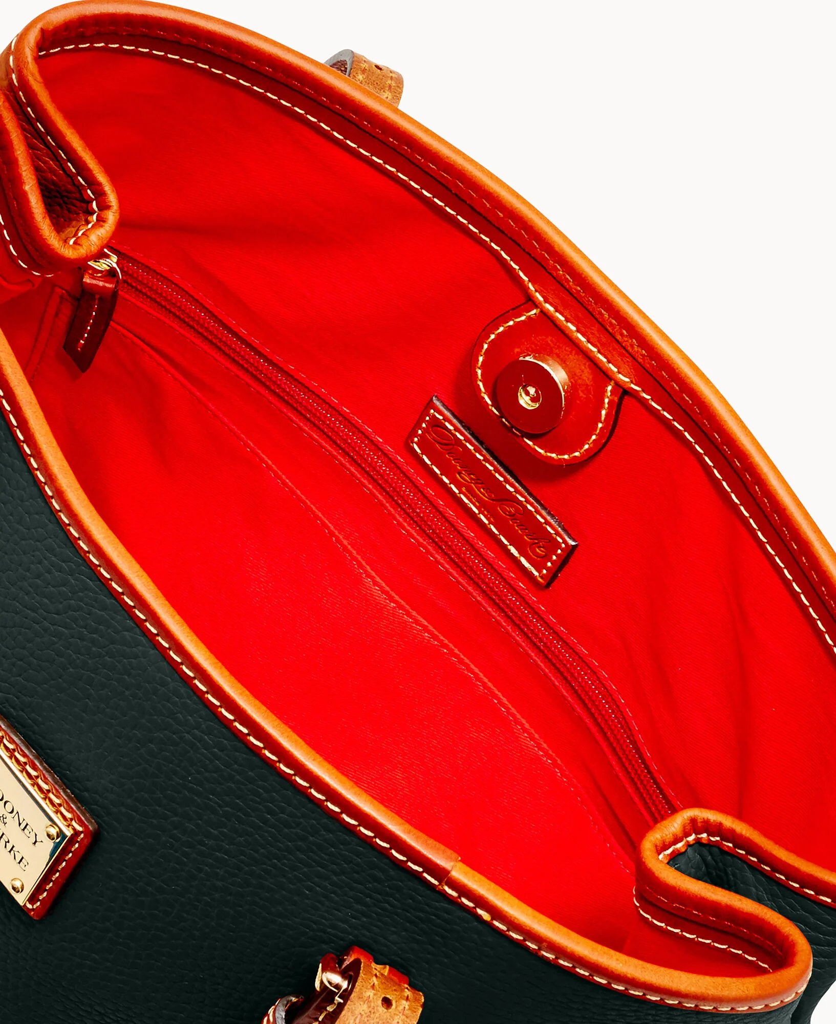 Pebble Grain Side Snap Tote - Image 27