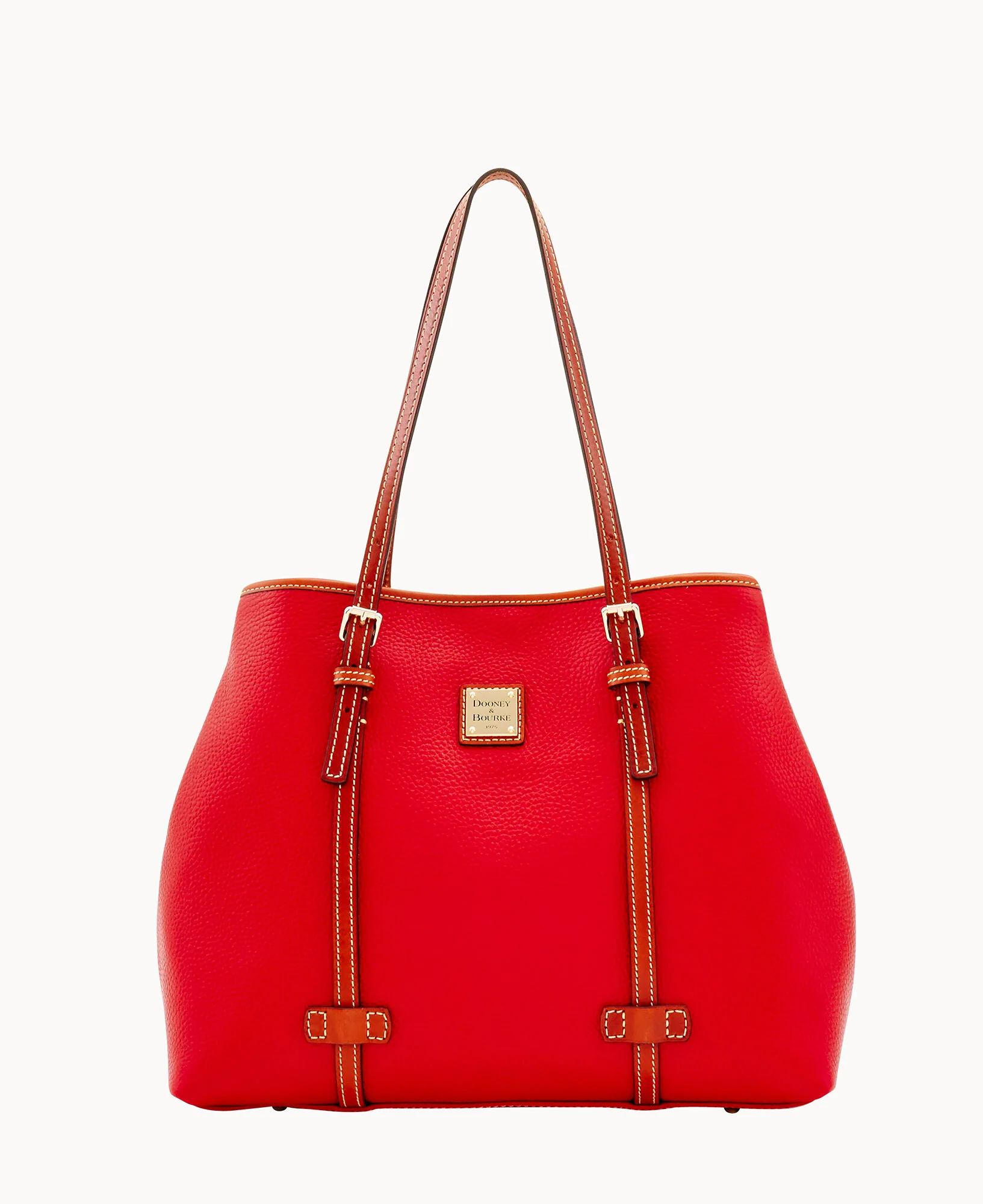Pebble Grain Side Snap Tote - Image 5