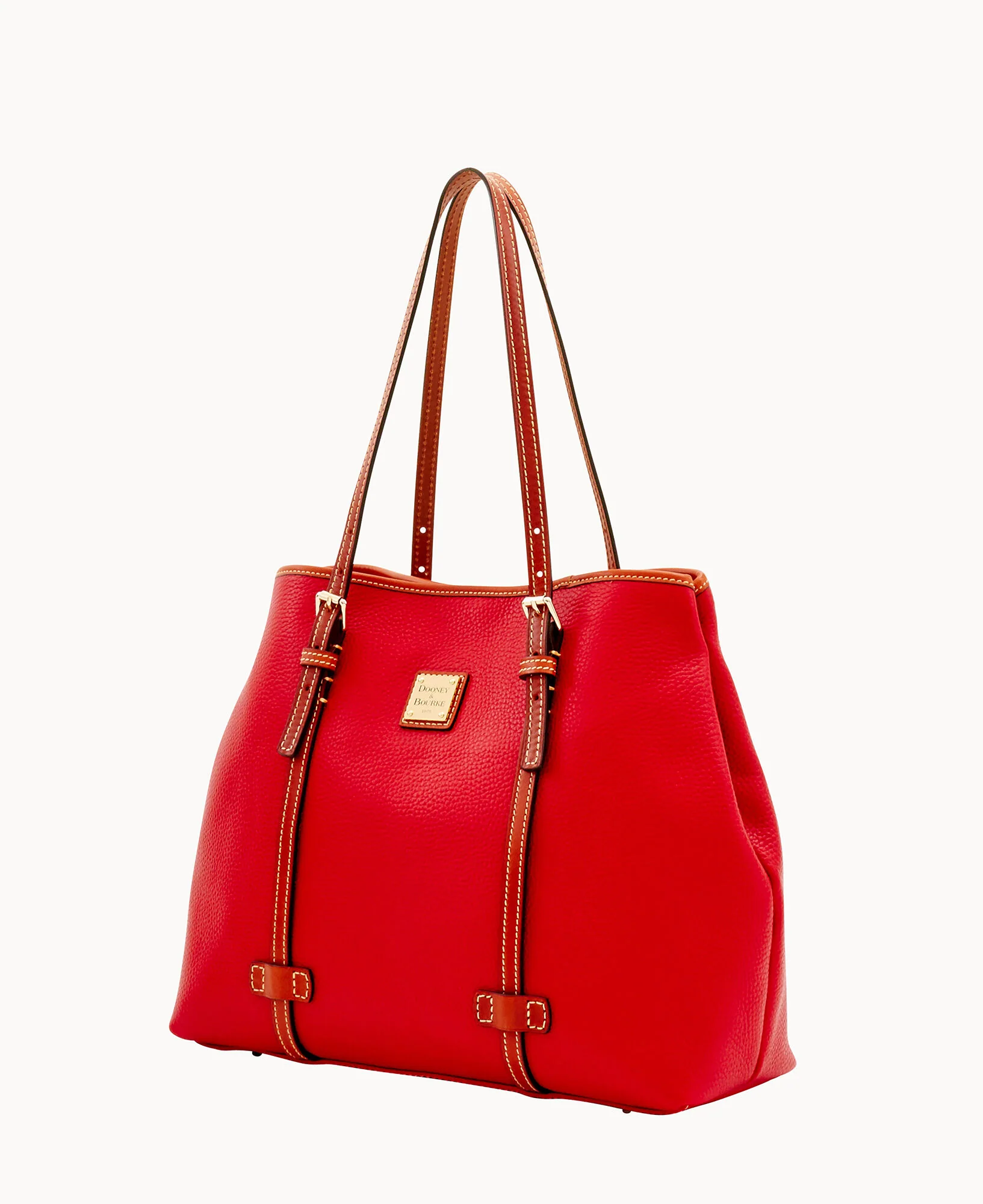 Pebble Grain Side Snap Tote - Image 6