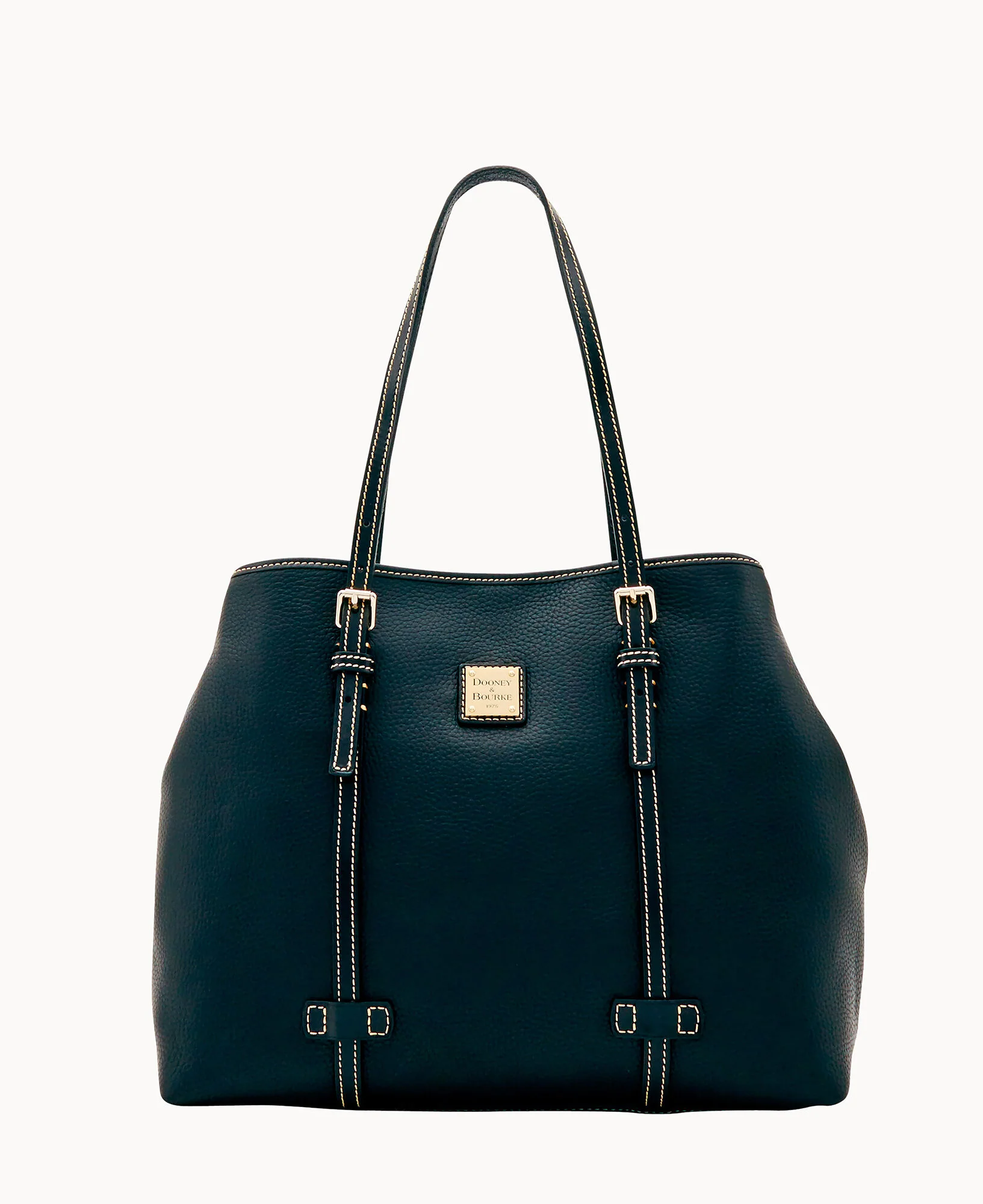 Pebble Grain Side Snap Tote - Image 9