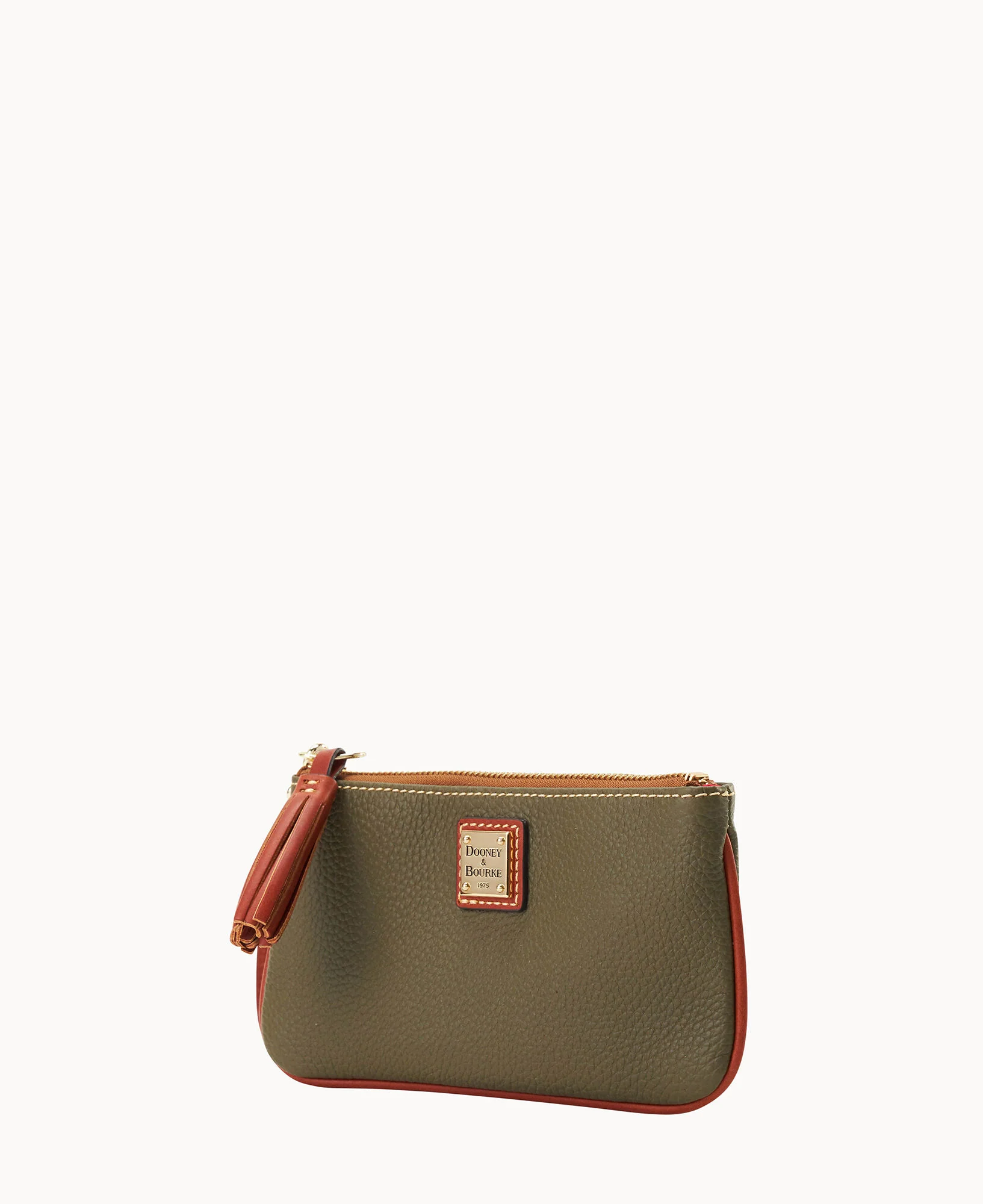 Pebble Grain Small Carrington Wristlet - Image 11