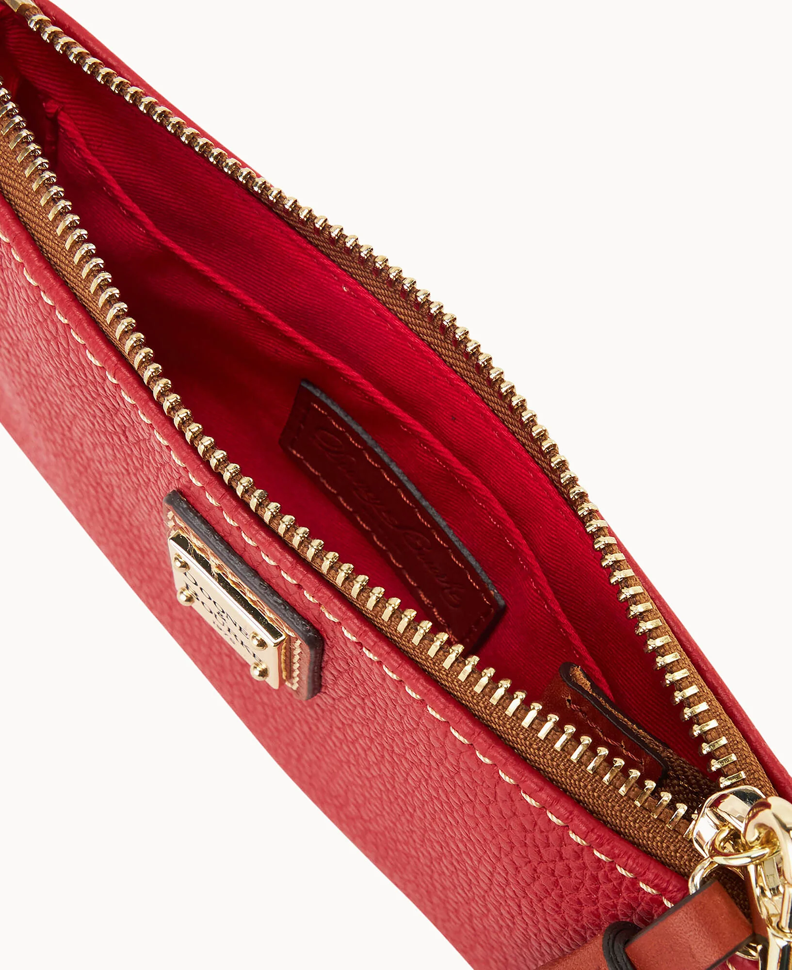 Pebble Grain Small Carrington Wristlet - Image 15