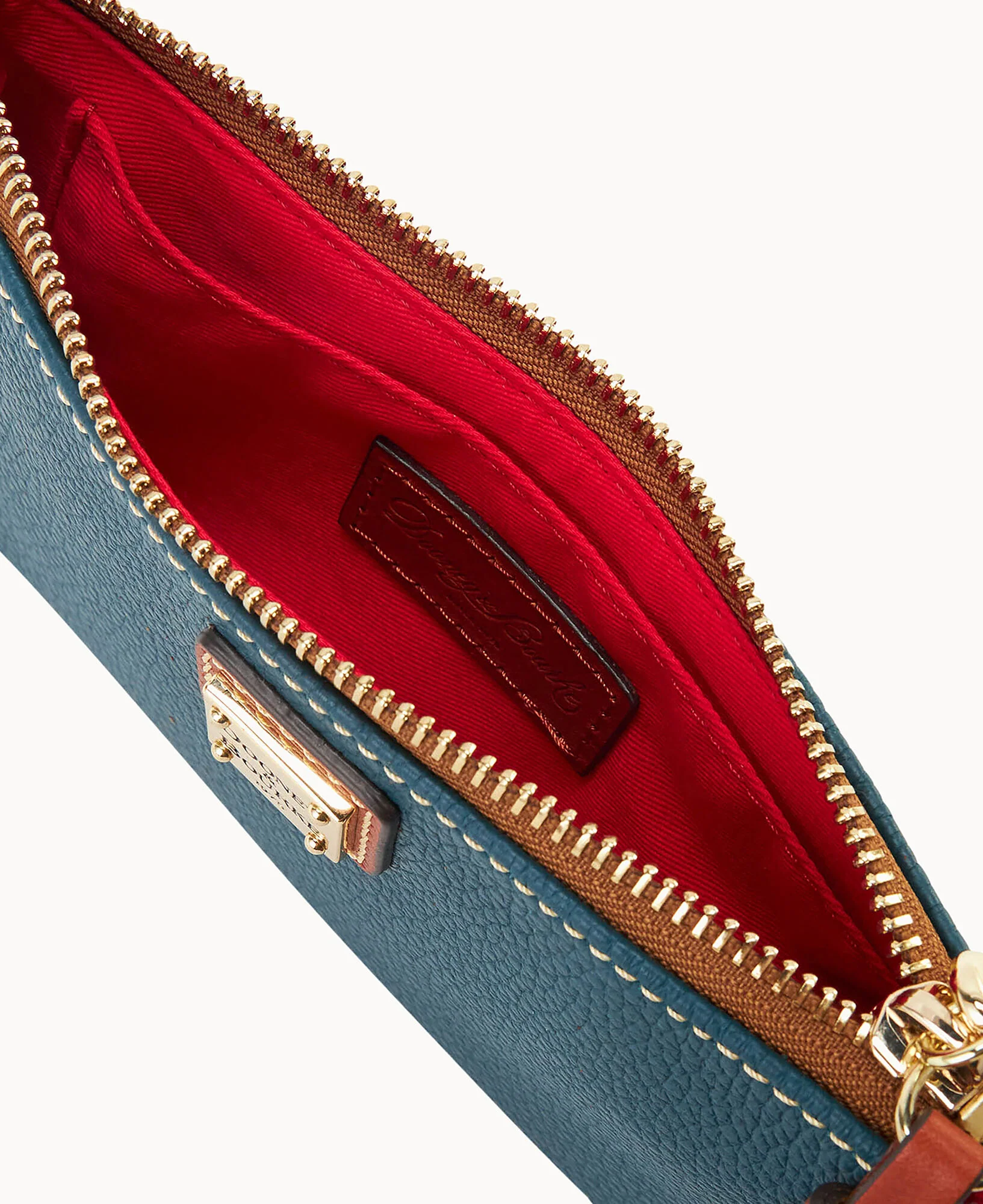 Pebble Grain Small Carrington Wristlet - Image 21