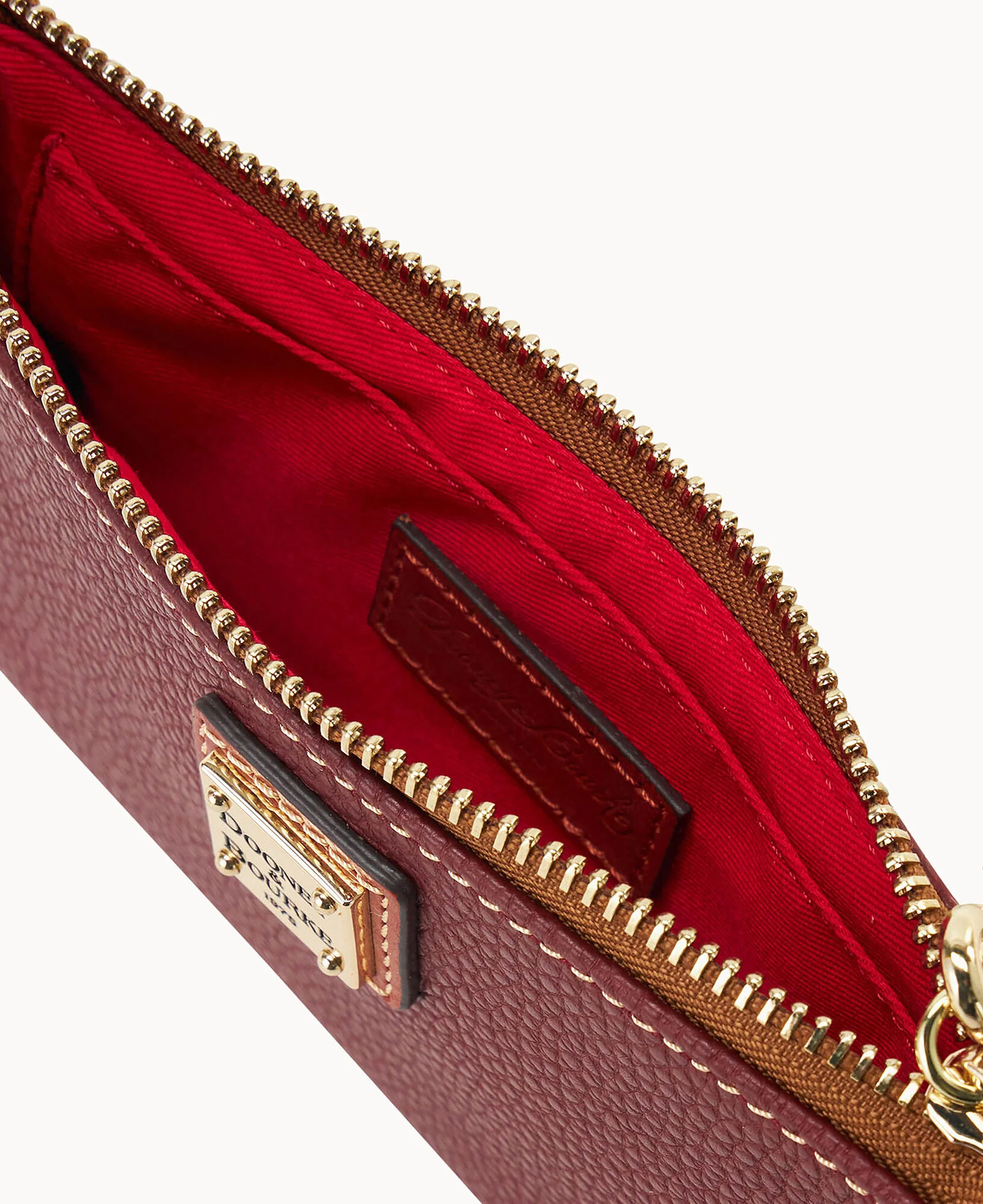 Pebble Grain Small Carrington Wristlet - Image 24