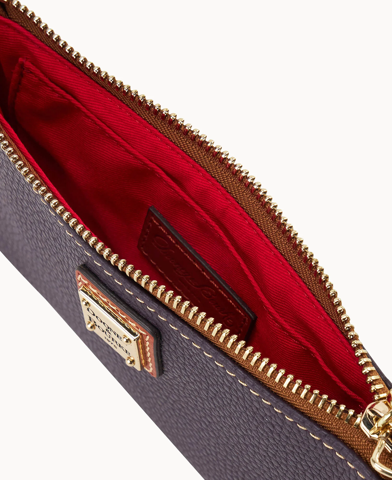 Pebble Grain Small Carrington Wristlet - Image 27