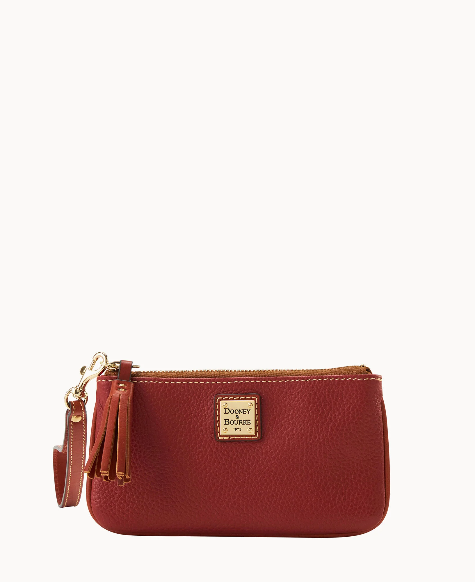 Pebble Grain Small Carrington Wristlet - Image 28