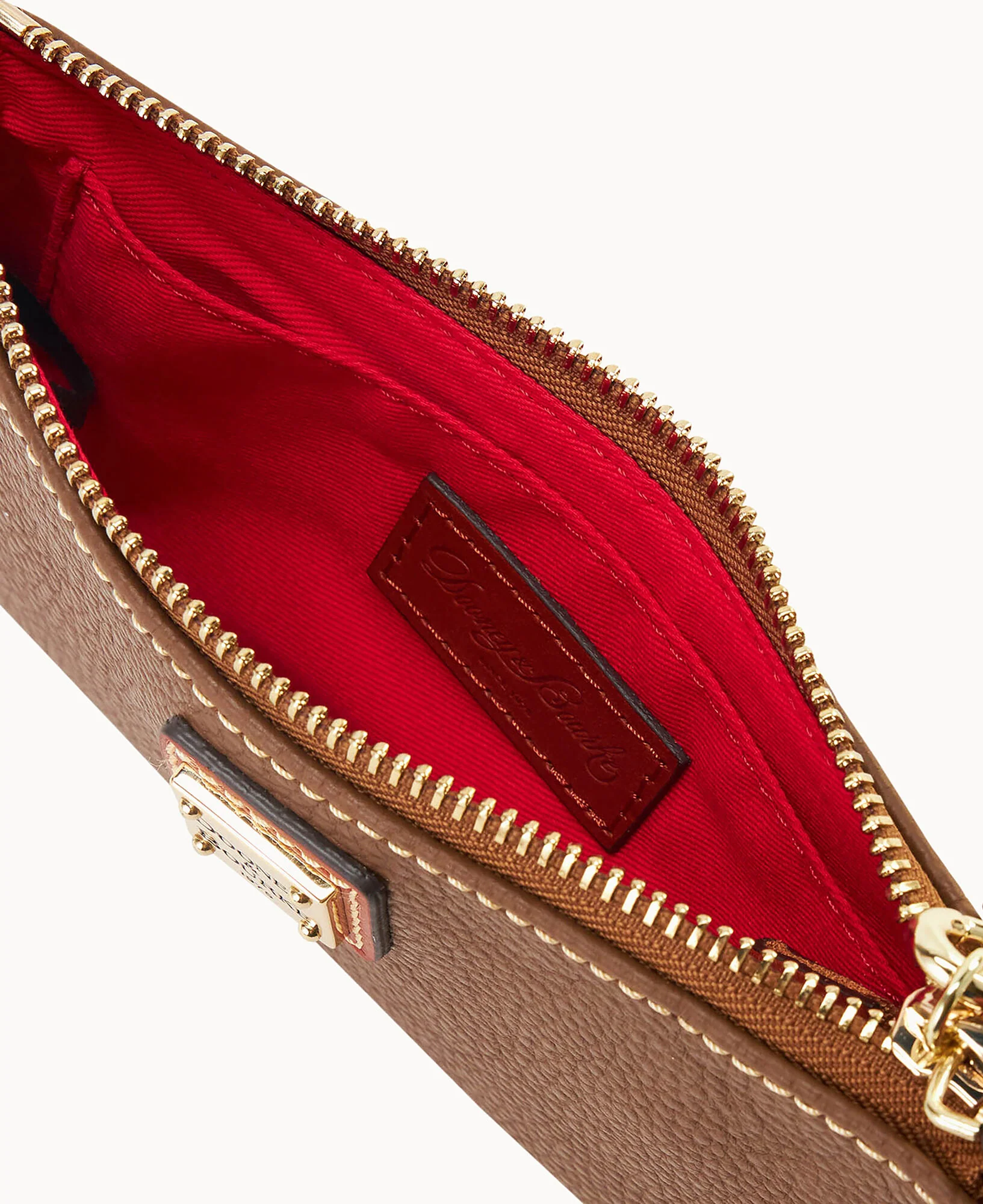 Pebble Grain Small Carrington Wristlet - Image 3
