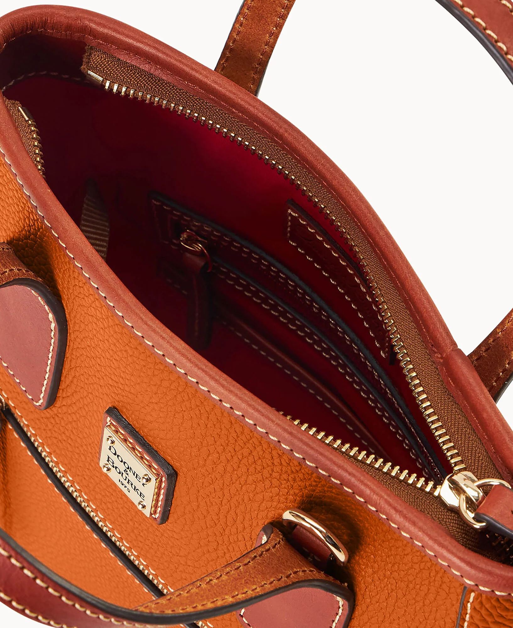 Pebble Grain Small Handle Tote - Image 19