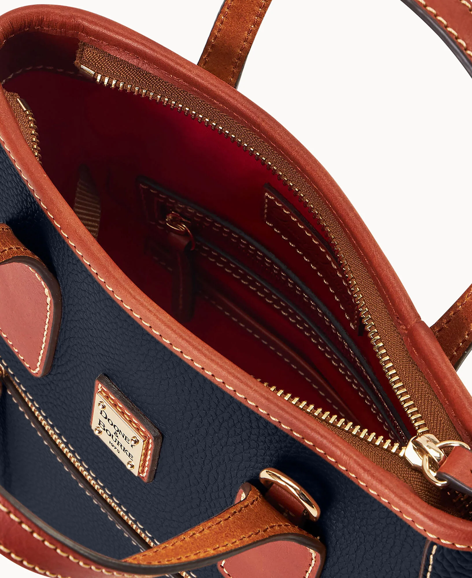 Pebble Grain Small Handle Tote - Image 31