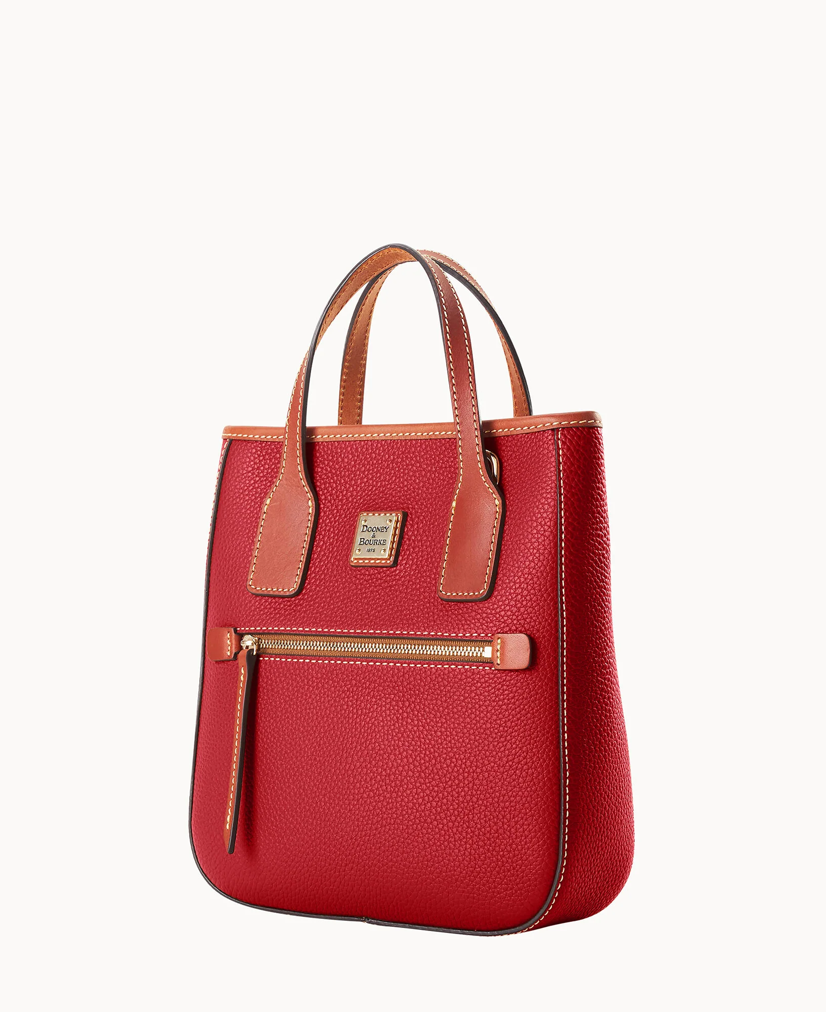 Pebble Grain Small Handle Tote - Image 34