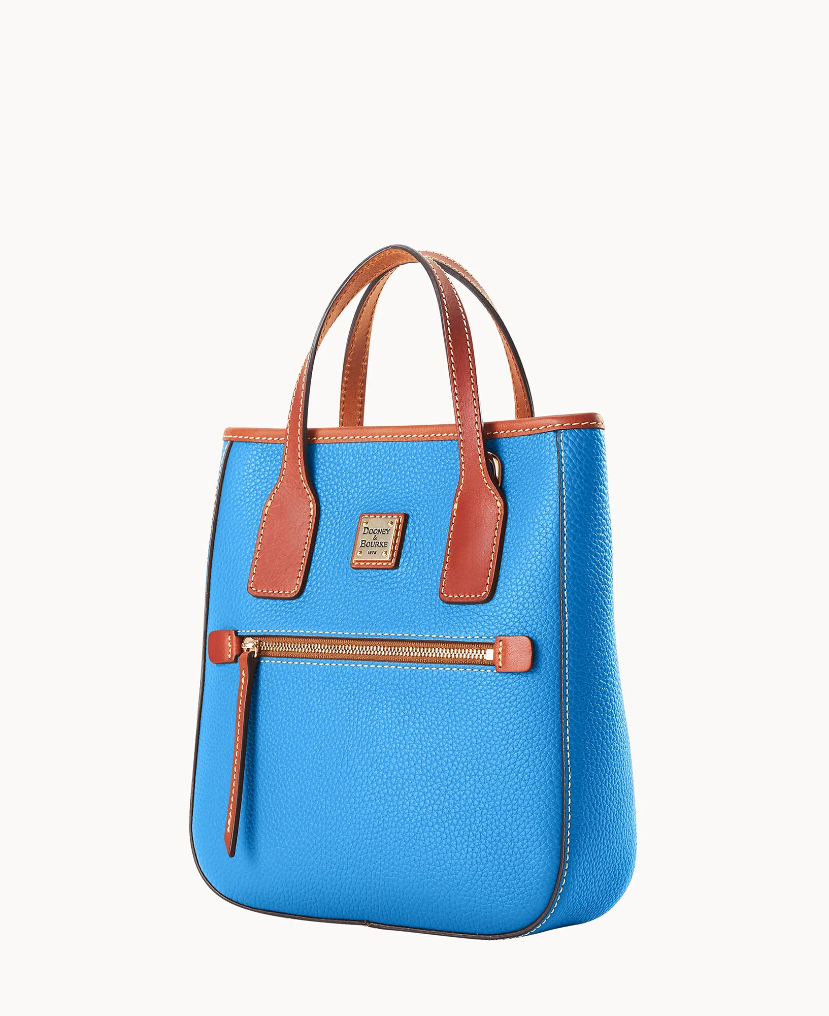 Pebble Grain Small Handle Tote - Image 38