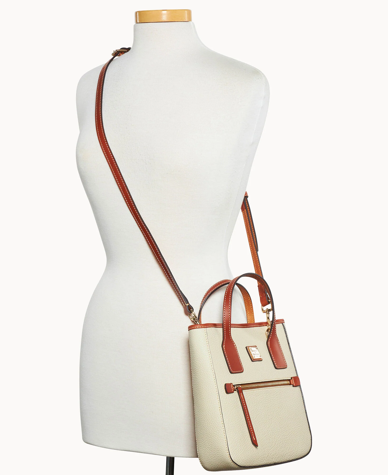 Pebble Grain Small Handle Tote - Image 4