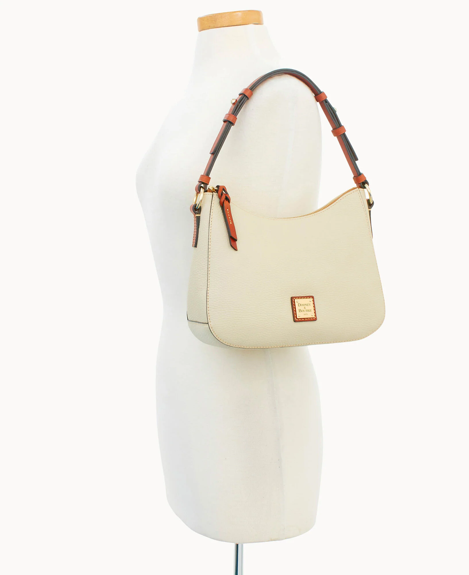 Pebble Grain Small Kiley Hobo - Image 32
