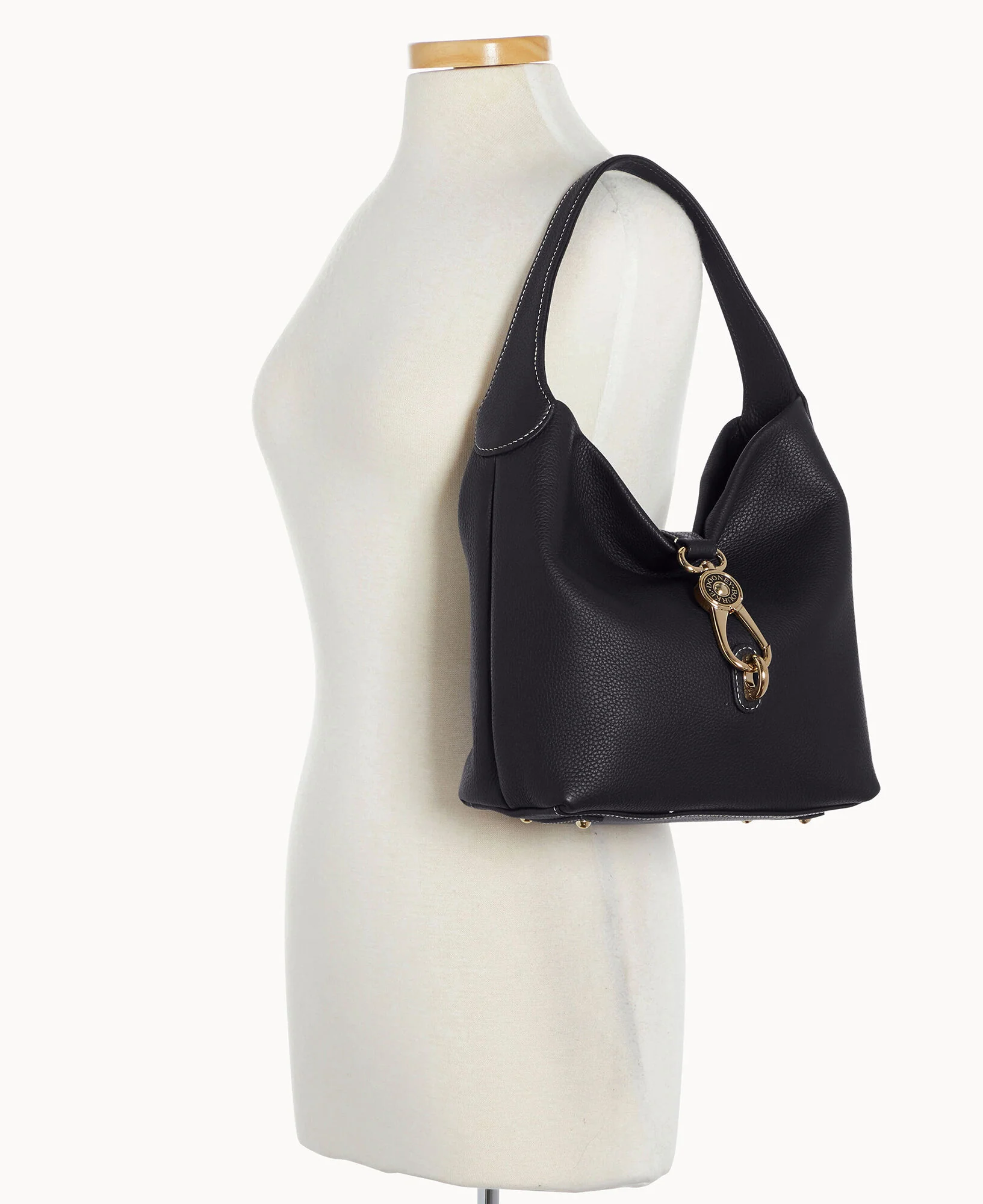 Pebble Grain Small Logo Lock Sac - Image 32