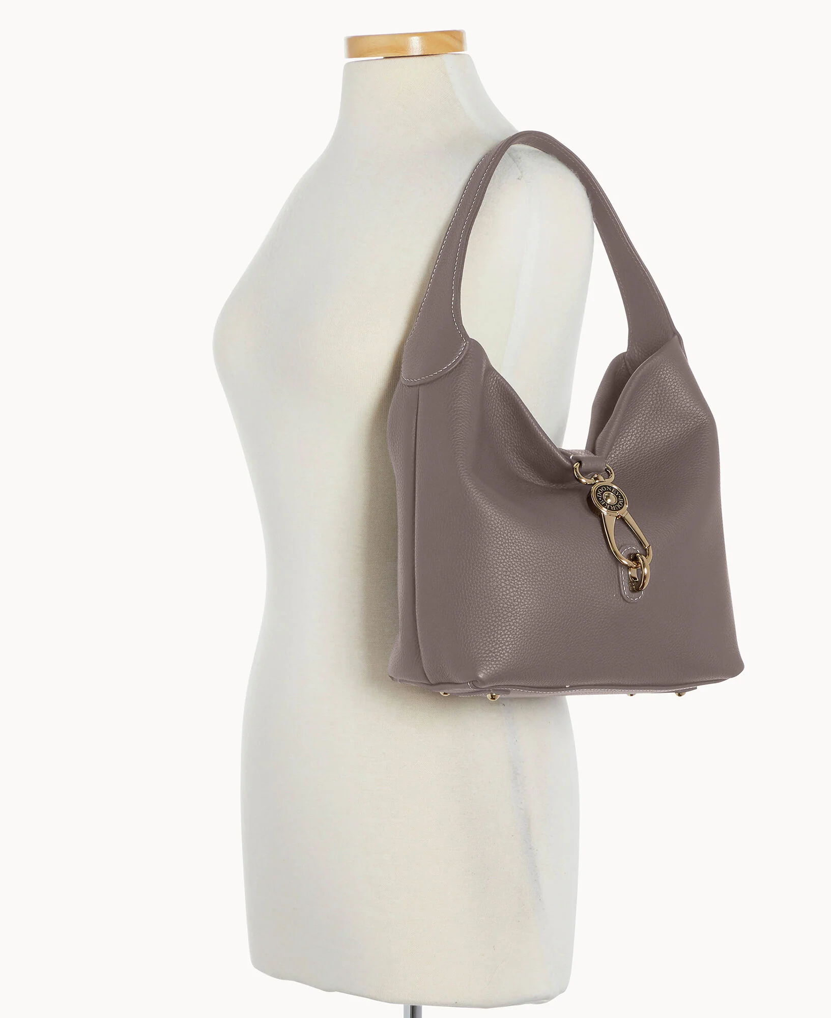 Pebble Grain Small Logo Lock Sac - Image 44