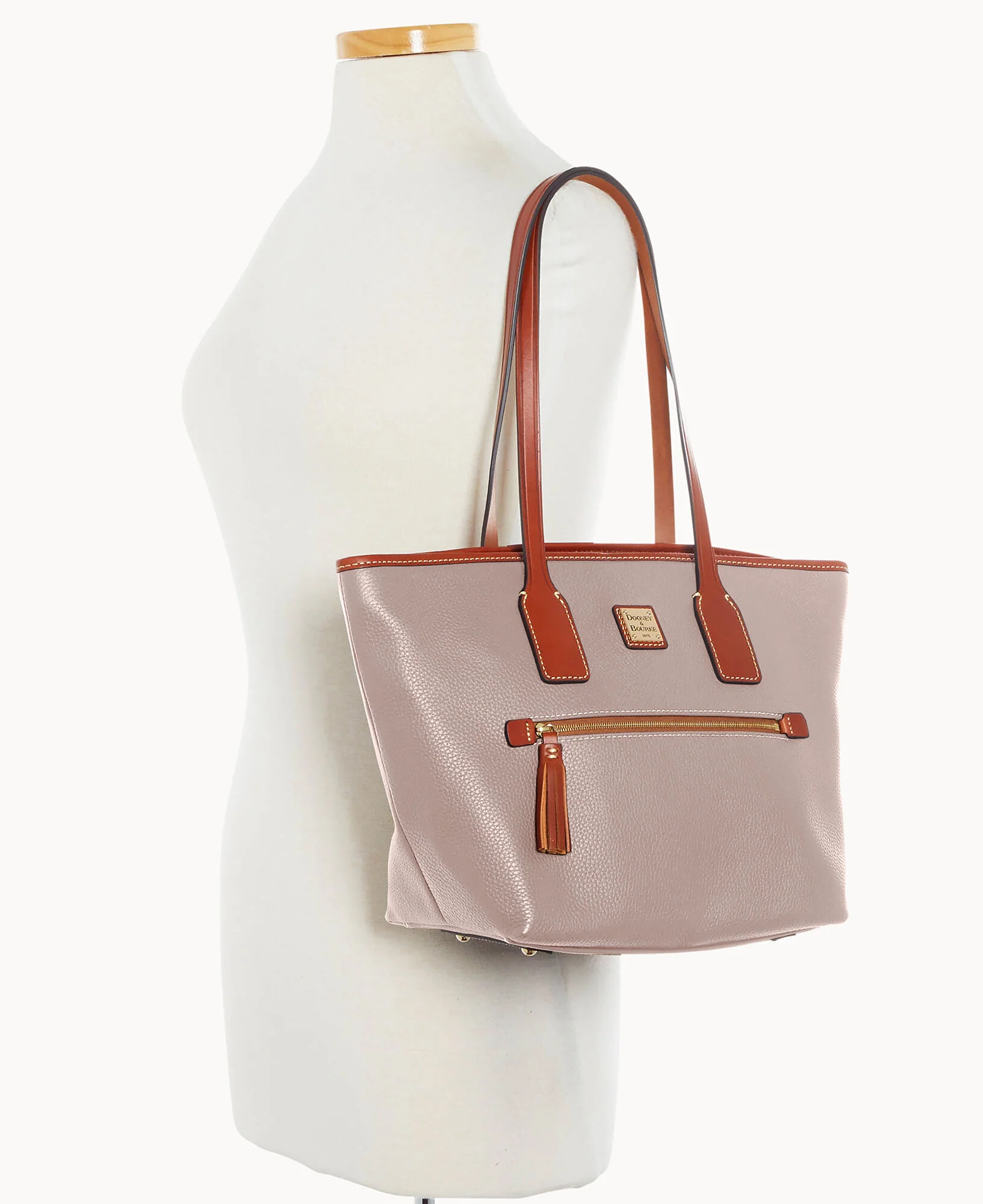 Pebble Grain Small Tote - Image 68