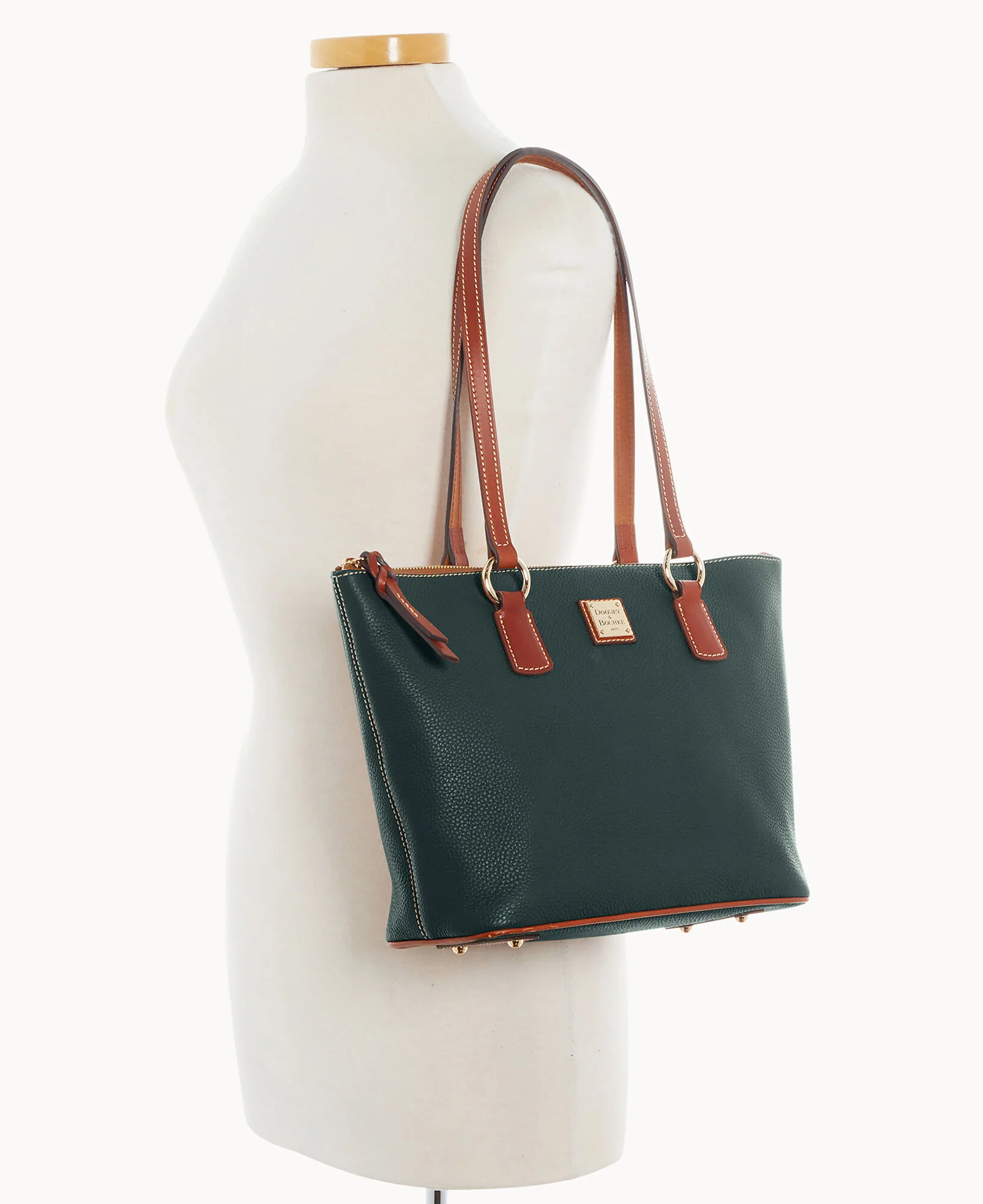 Pebble Grain Small Wren Zip Tote - Image 40